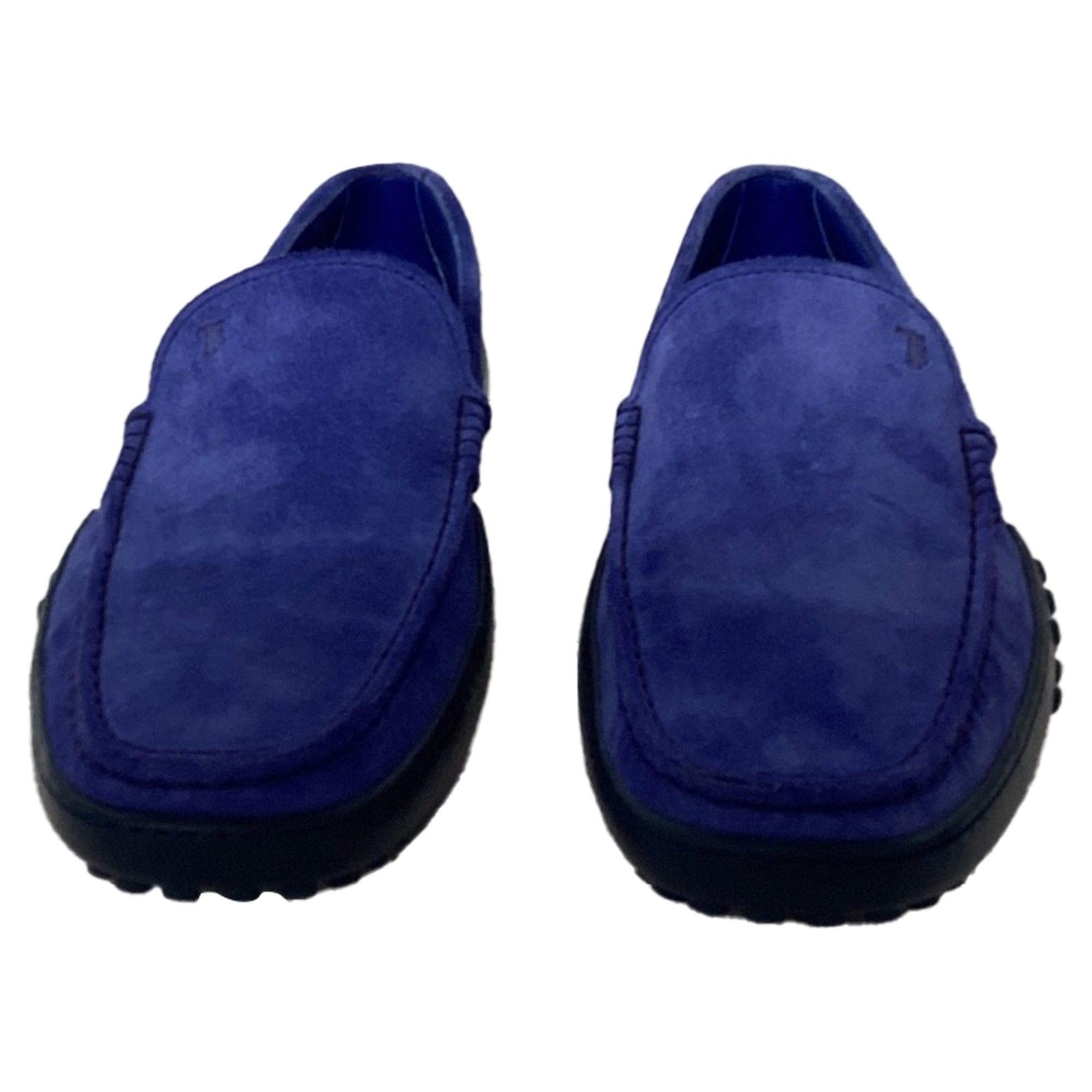 Men's Tod's Slip-On Loafers in Blue Suede