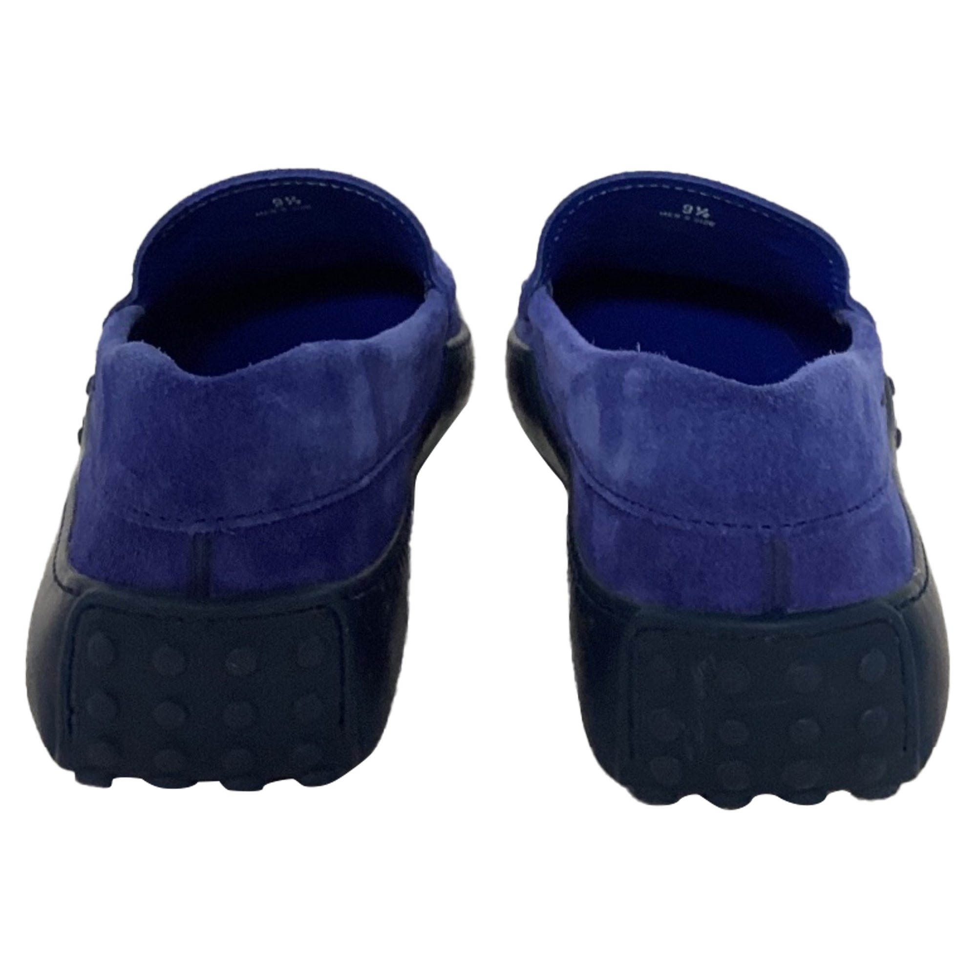 Men's Tod's Slip-On Loafers in Blue Suede