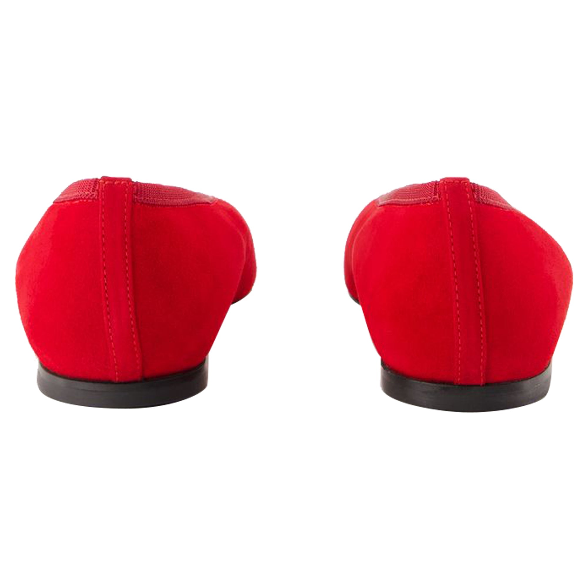 Women's Minimalist Ballerinas - TOTEME - Leather - Red