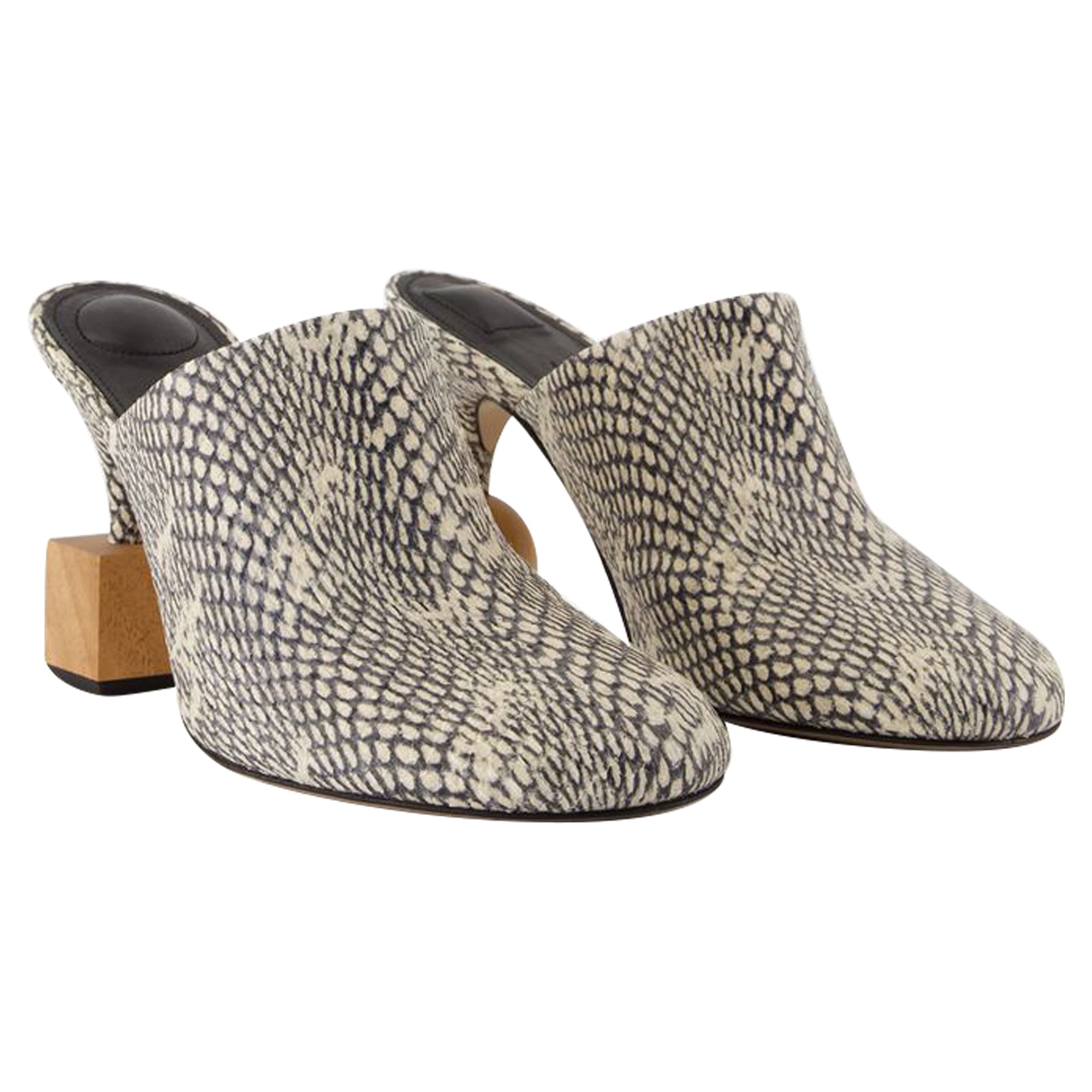 Women's Les Mules Bisou - Jacquemus - Leather - Animal print