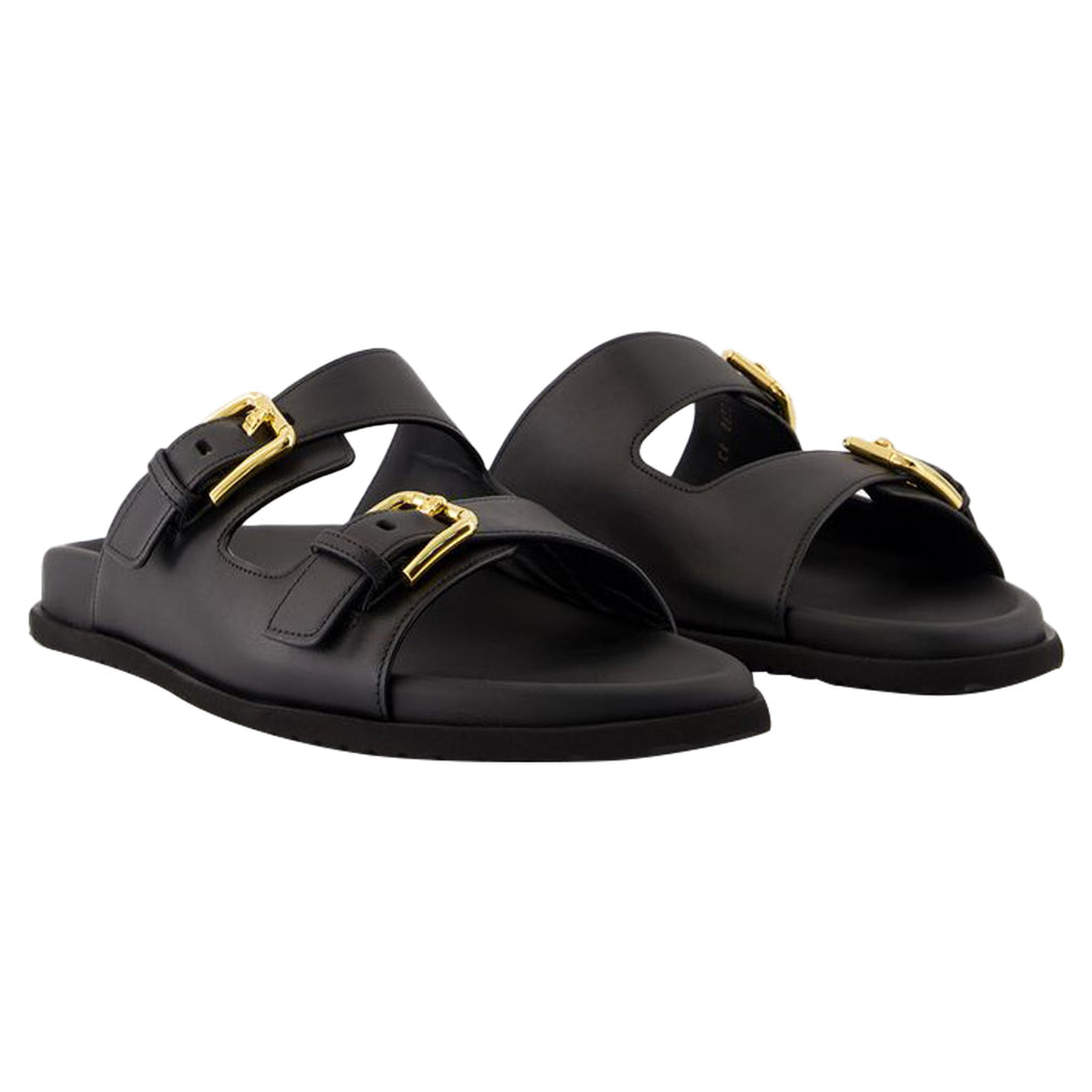 Women's Sandals - Dolce&Gabbana - Leather - Black