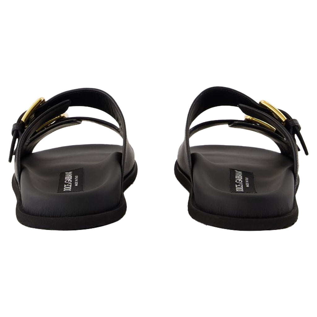 Women's Sandals - Dolce&Gabbana - Leather - Black