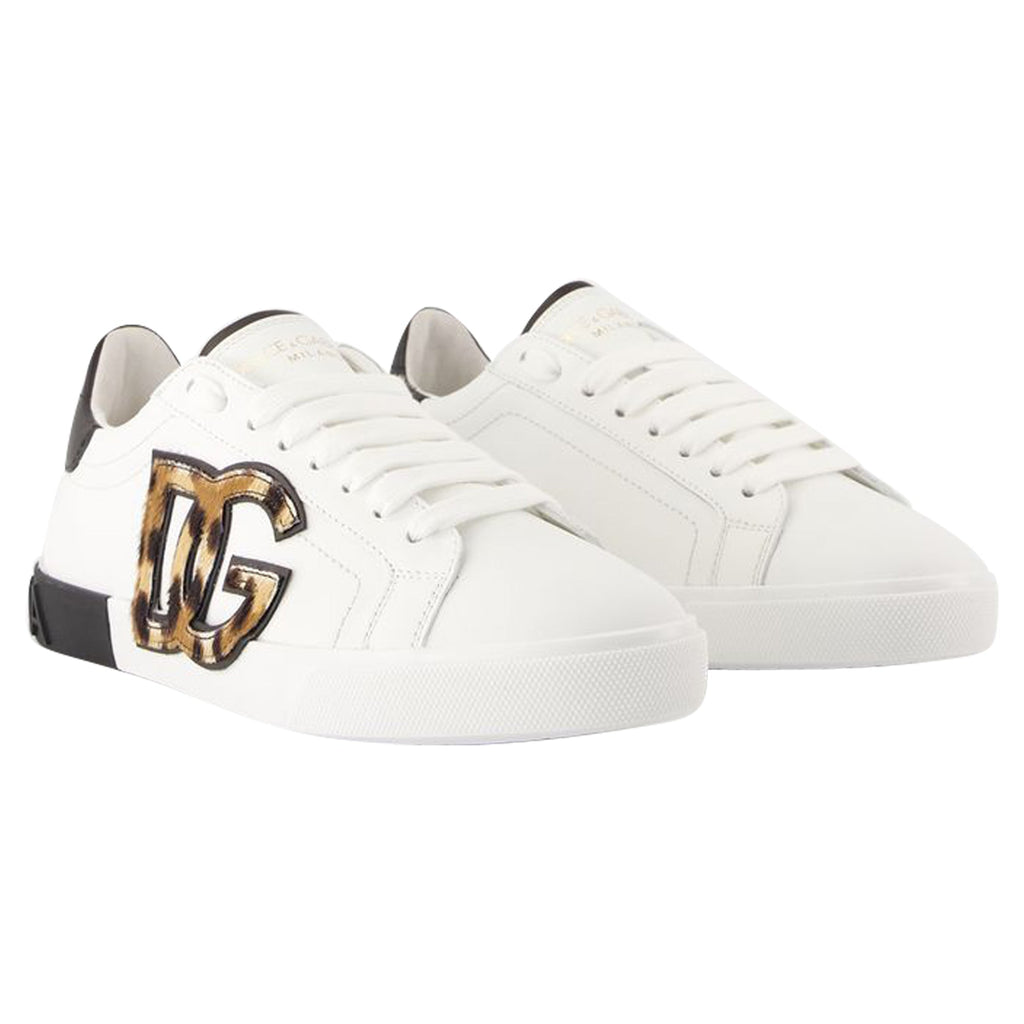 Women's Sneakers - Dolce&Gabbana - Leather - Printed