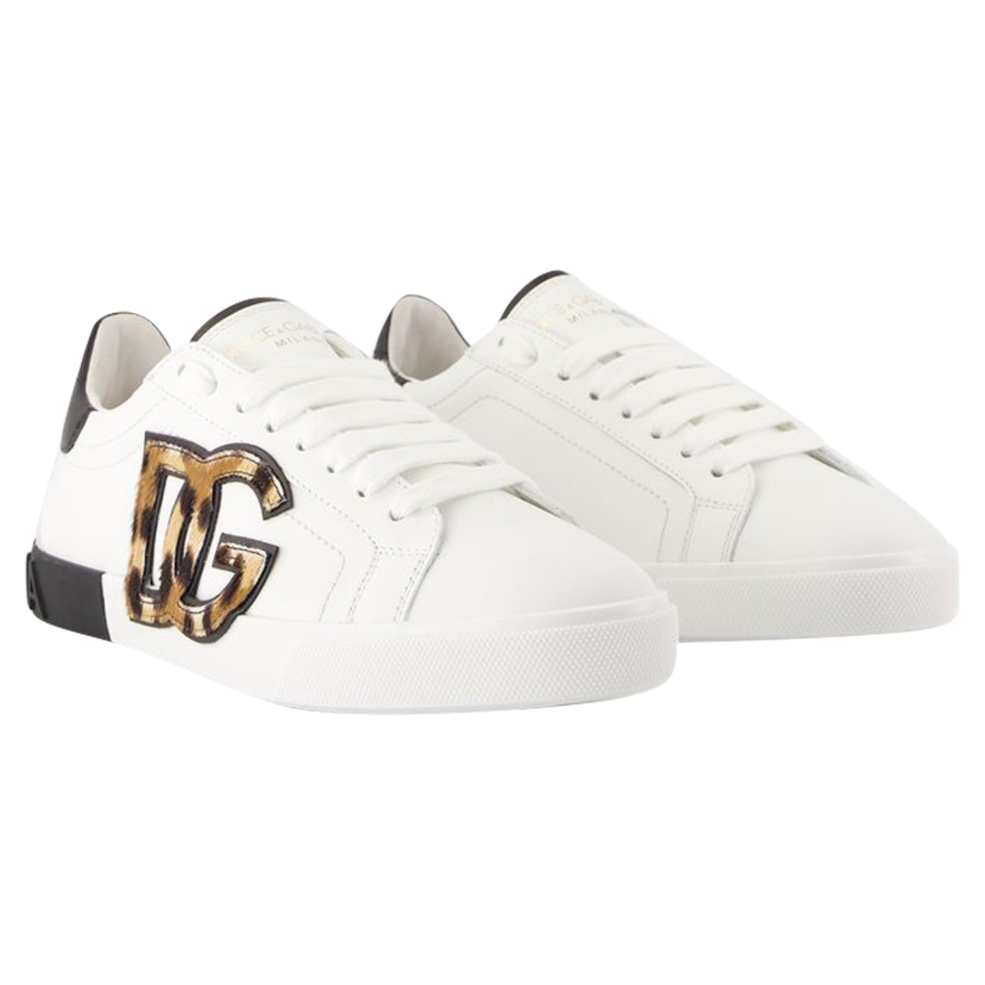 Women's Sneakers - Dolce&Gabbana - Leather - Printed