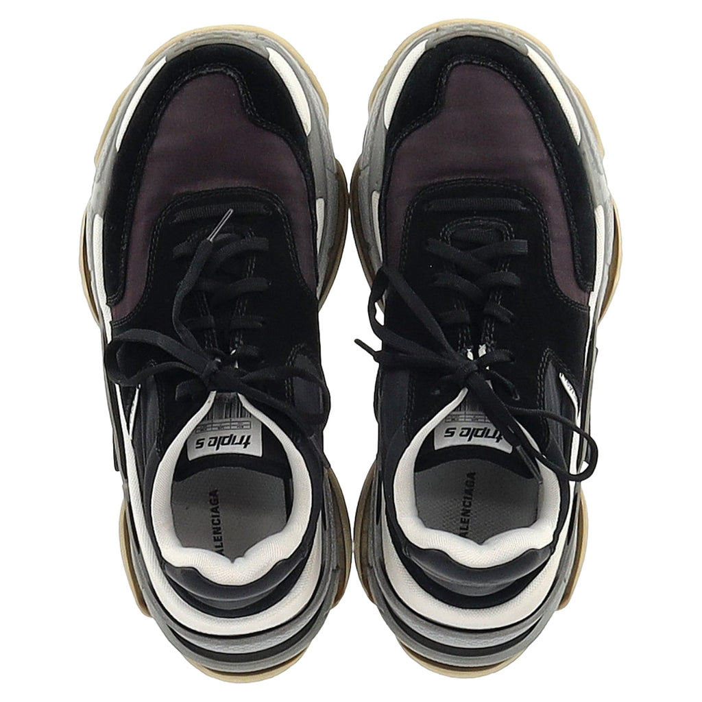 Women's Balenciaga Triple S Sneakers in Black Suede