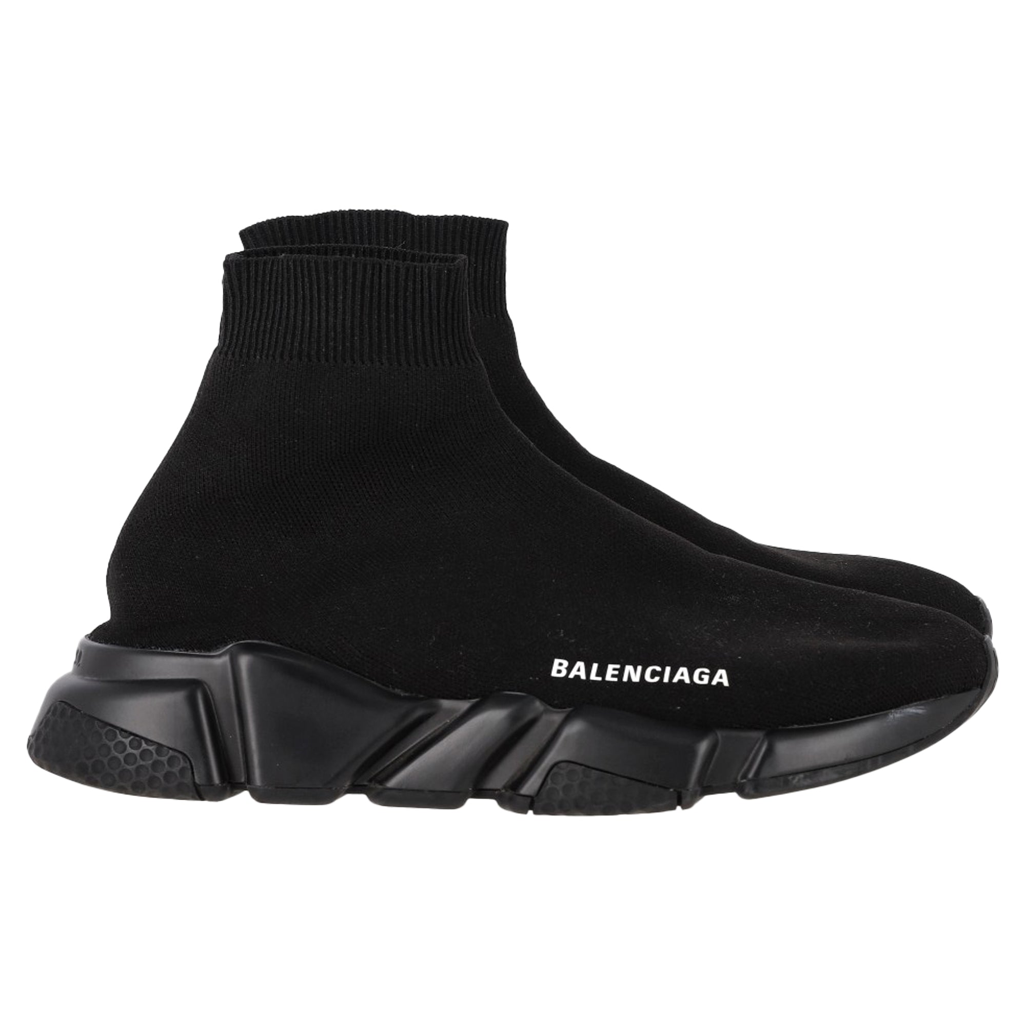 Women's Balenciaga Speed Trainer Sneakers in Black Polyester
