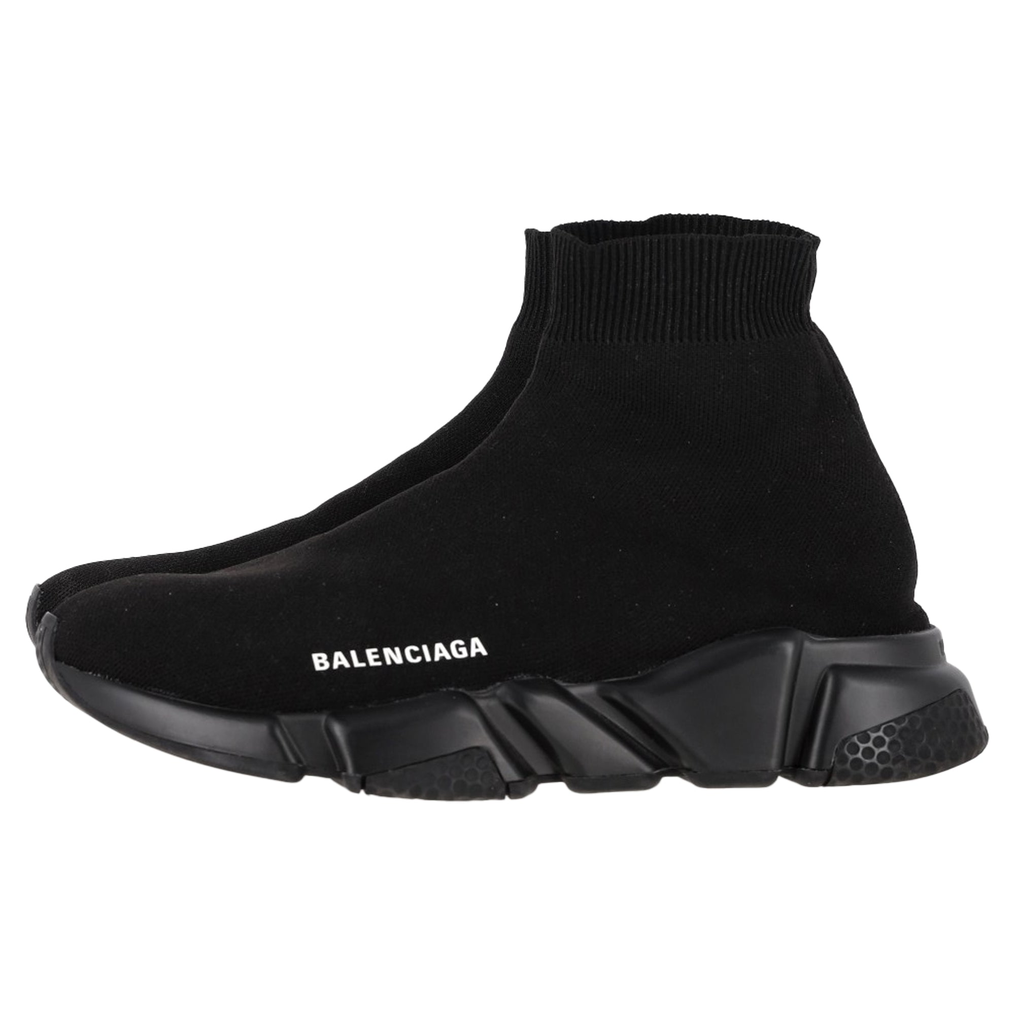 Women's Balenciaga Speed Trainer Sneakers in Black Polyester