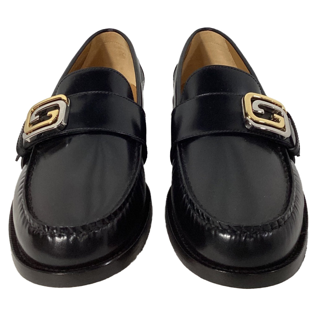 Gucci Millennial Ribot Loafers in Black Leather