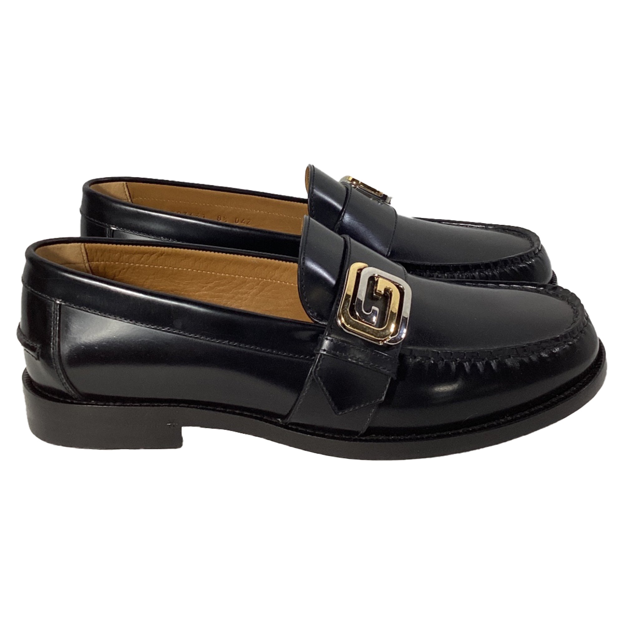 Gucci Millennial Ribot Loafers in Black Leather