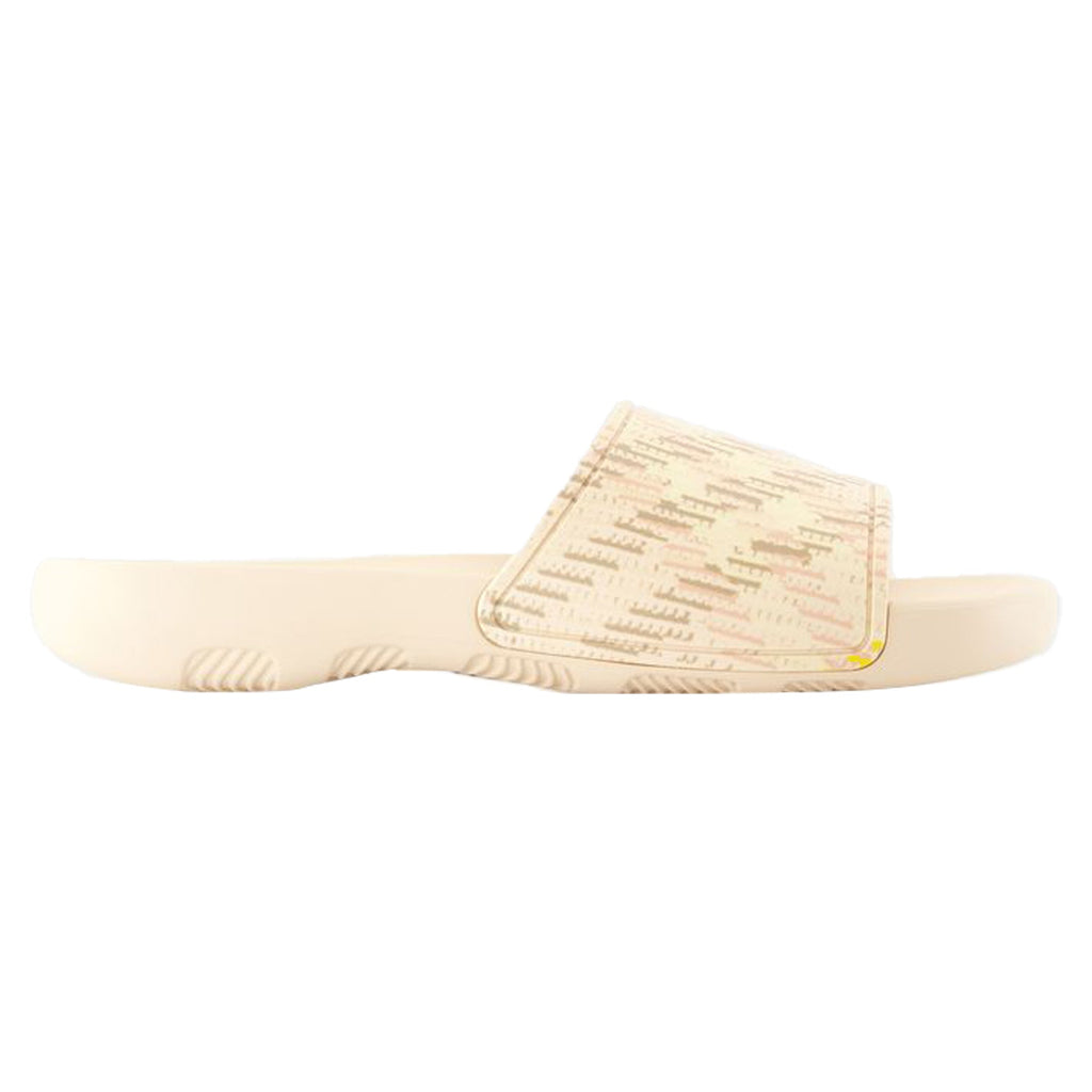 Women's Dive Check Sandals - Burberry - Synthetic - Pink