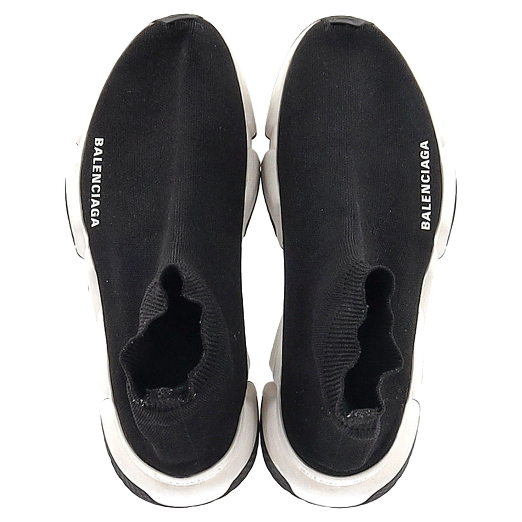 Women's Balenciaga Speed Trainer Shoes in Black Polyester
