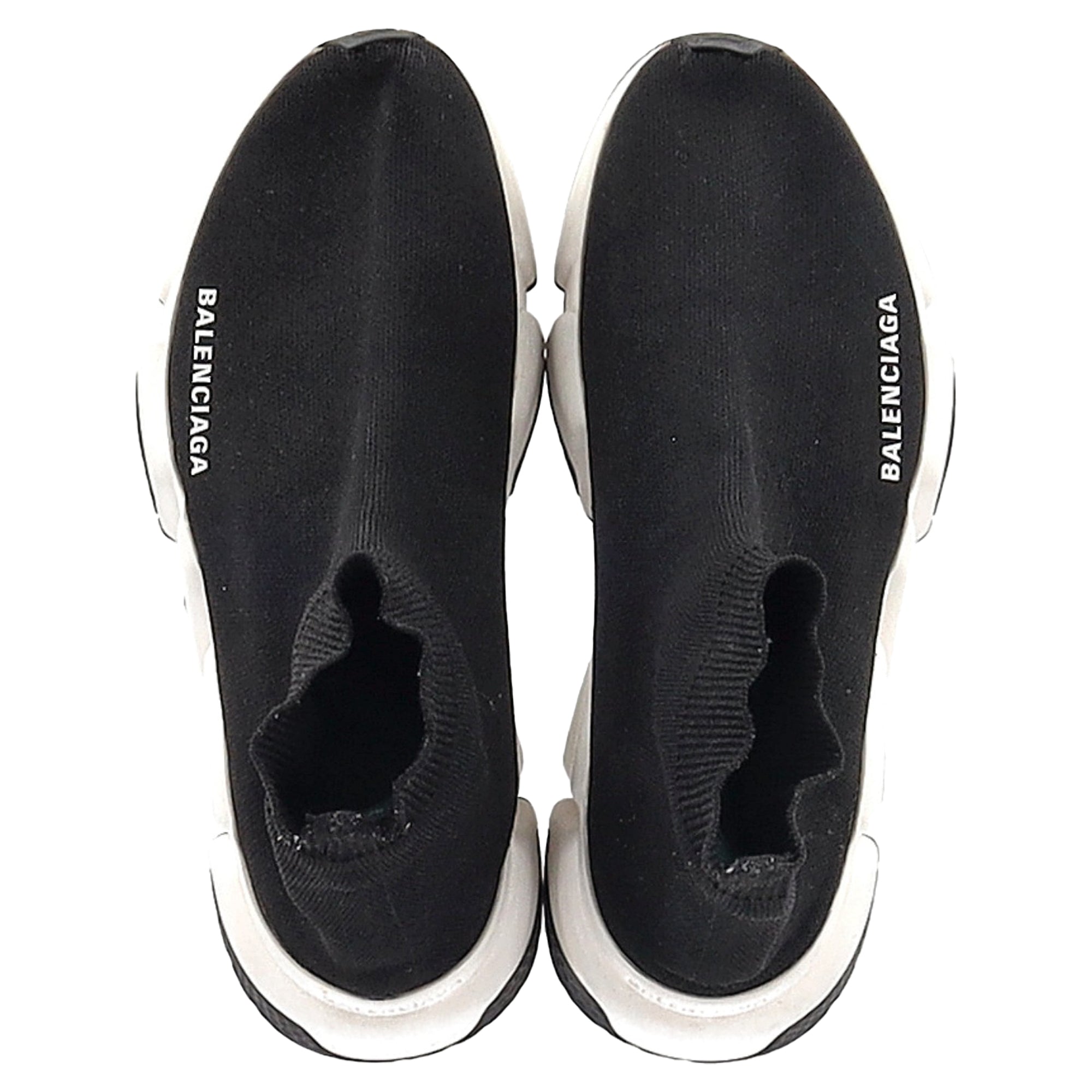 Women's Balenciaga Speed Trainer Shoes in Black Polyester