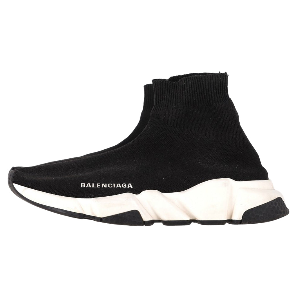 Women's Balenciaga Speed Trainer Shoes in Black Polyester