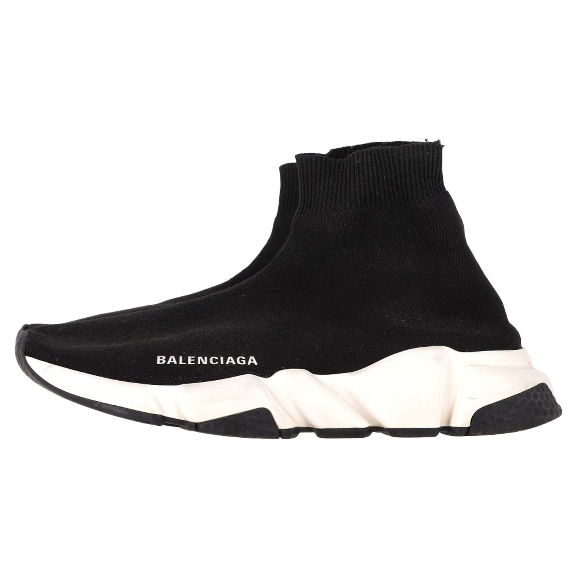 Women's Balenciaga Speed Trainer Shoes in Black Polyester