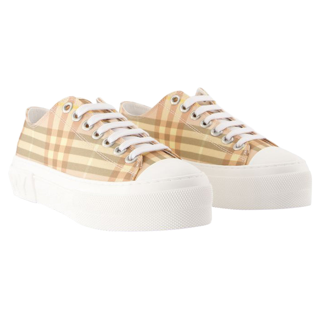 Lf Jack Low Sneakers - Burberry - Synthetic - Beige