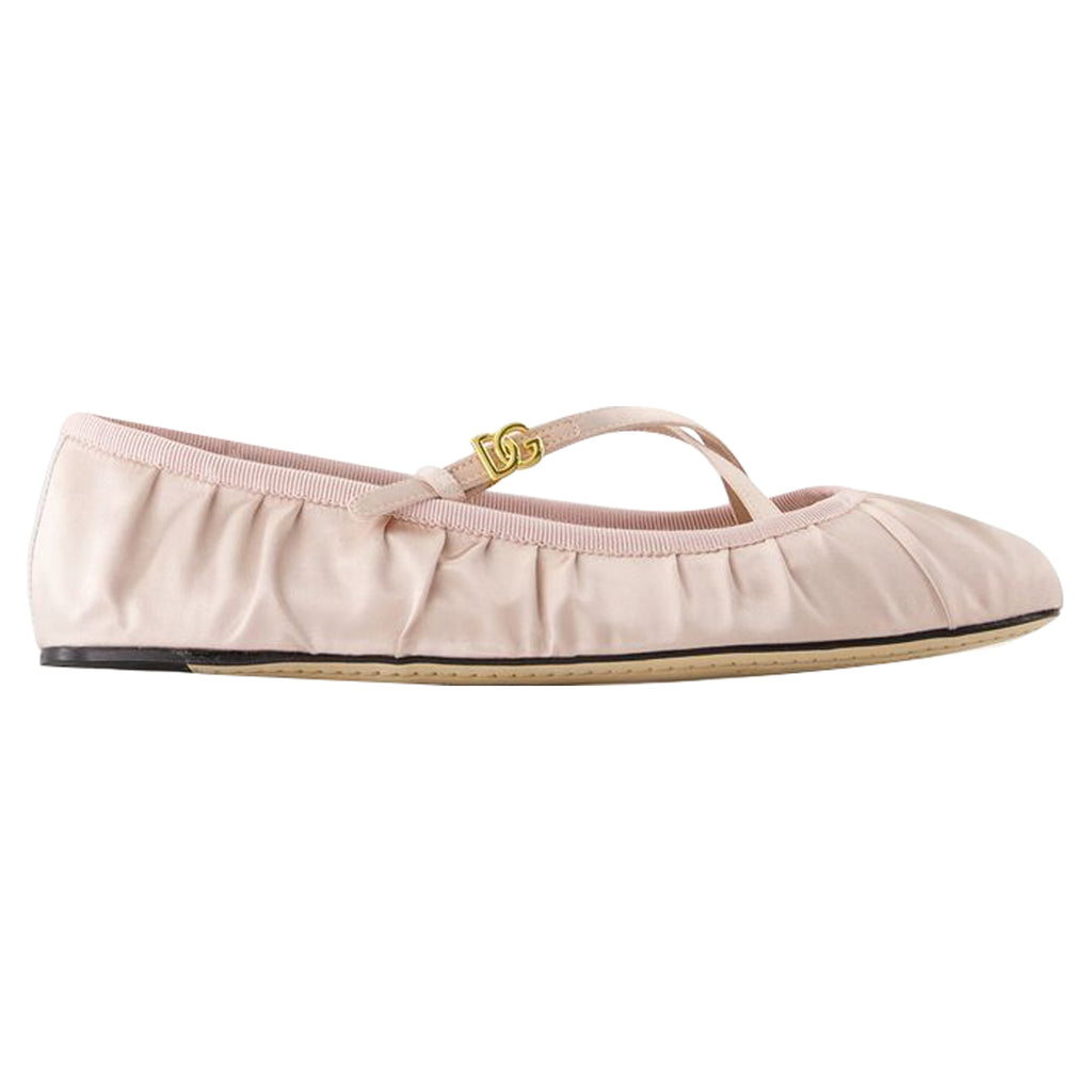 Women's Ballerinas - Dolce&Gabbana - Satin - Neutral