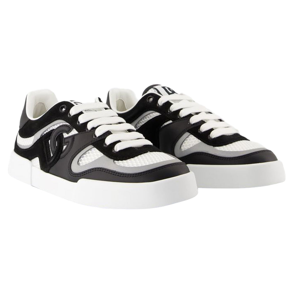 Women's Sneakers - Dolce&Gabbana - Leather - Black
