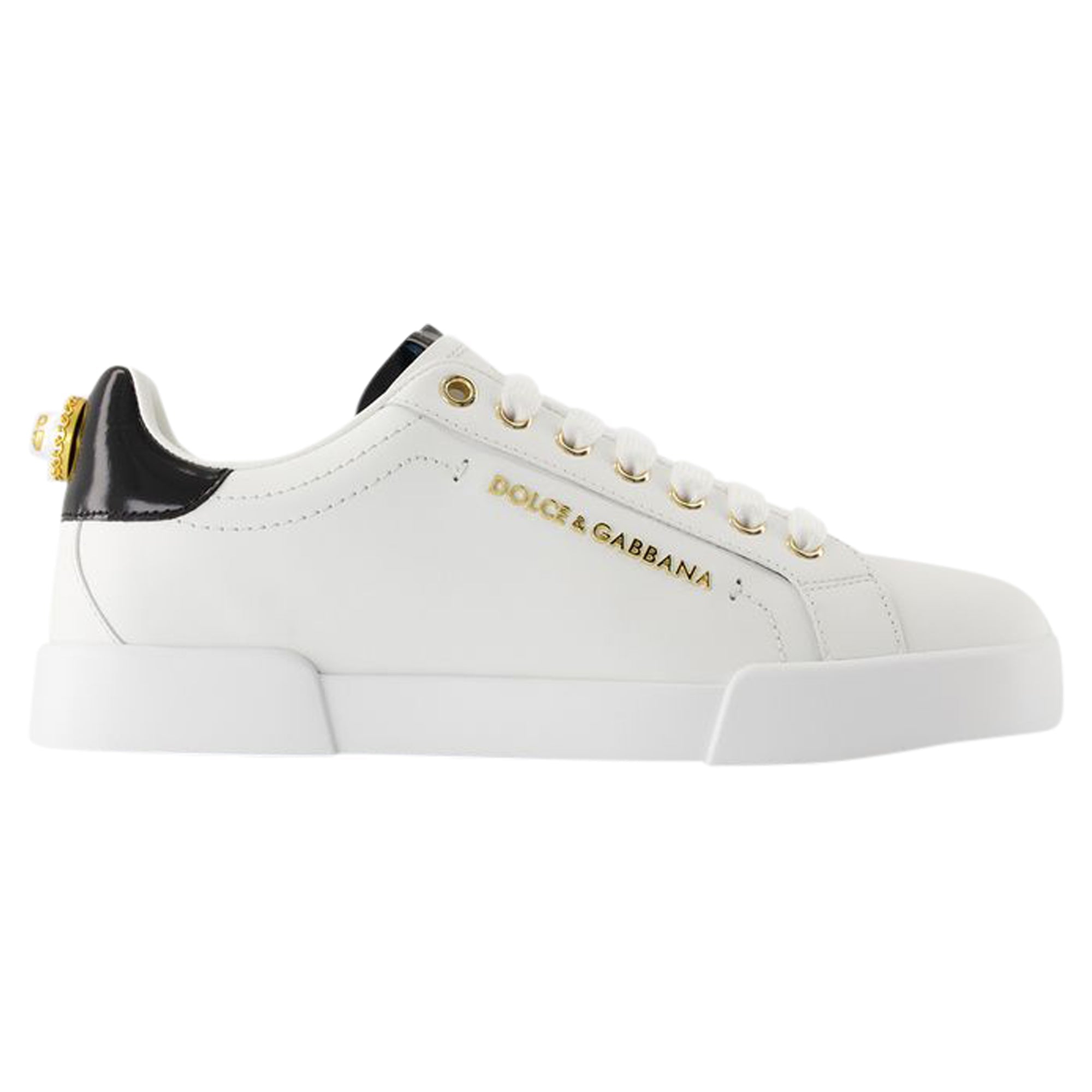 Women's Sneakers - Dolce&Gabbana - Cotton - White