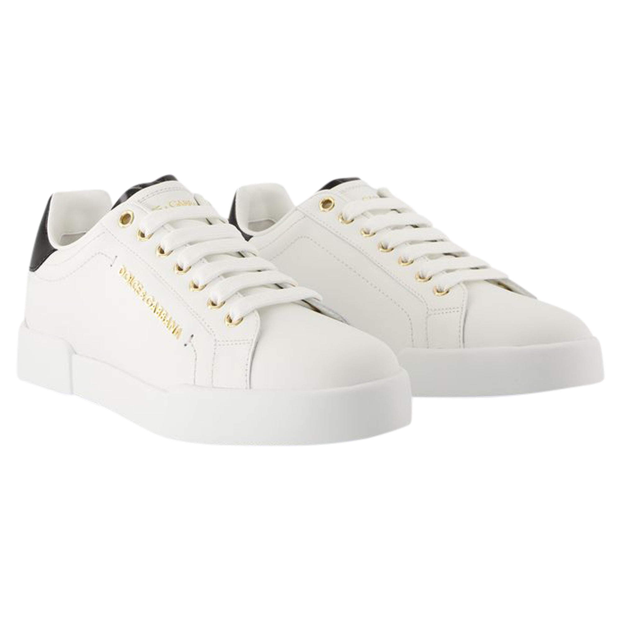 Women's Sneakers - Dolce&Gabbana - Cotton - White