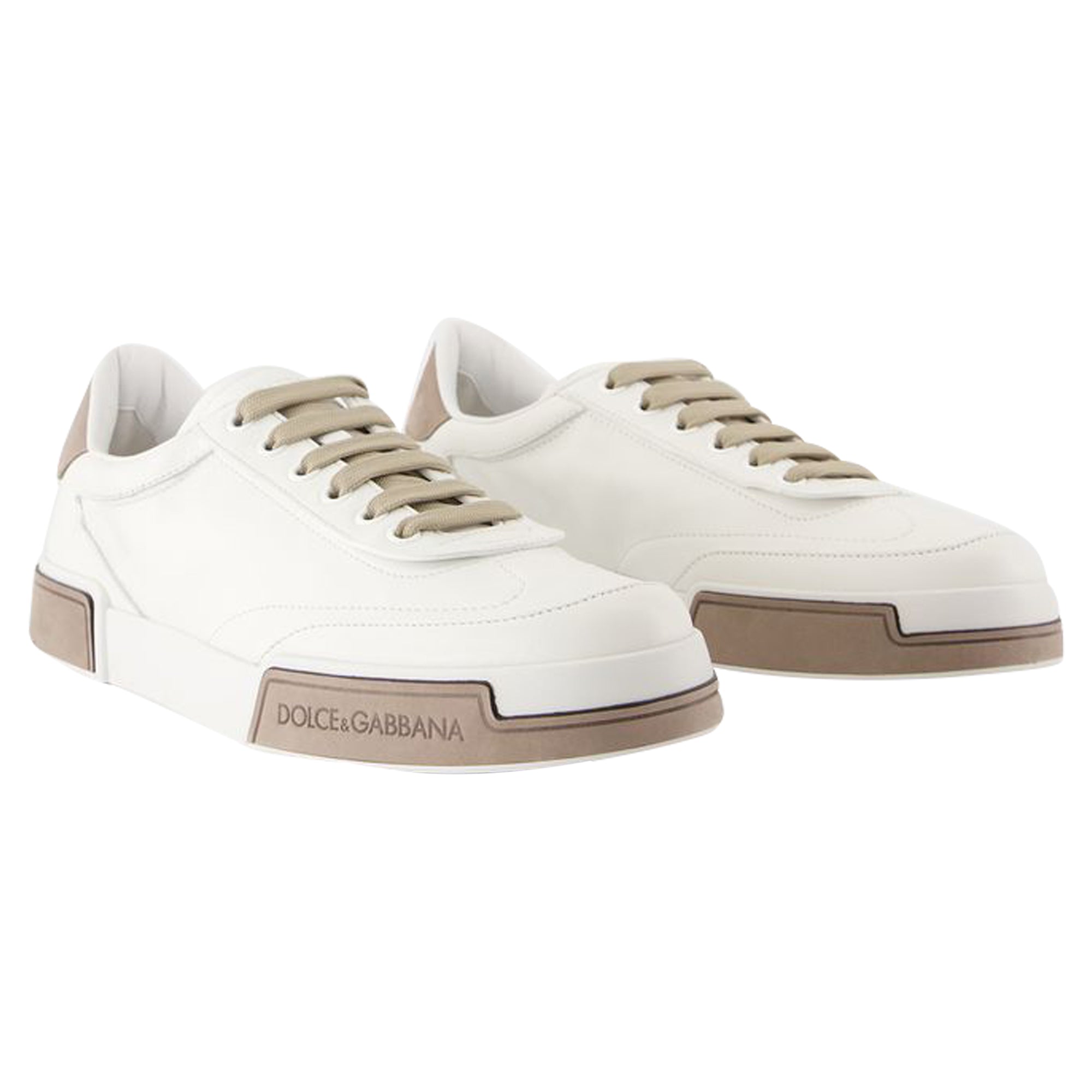 Women's Sneakers - Dolce&Gabbana - Leather - White