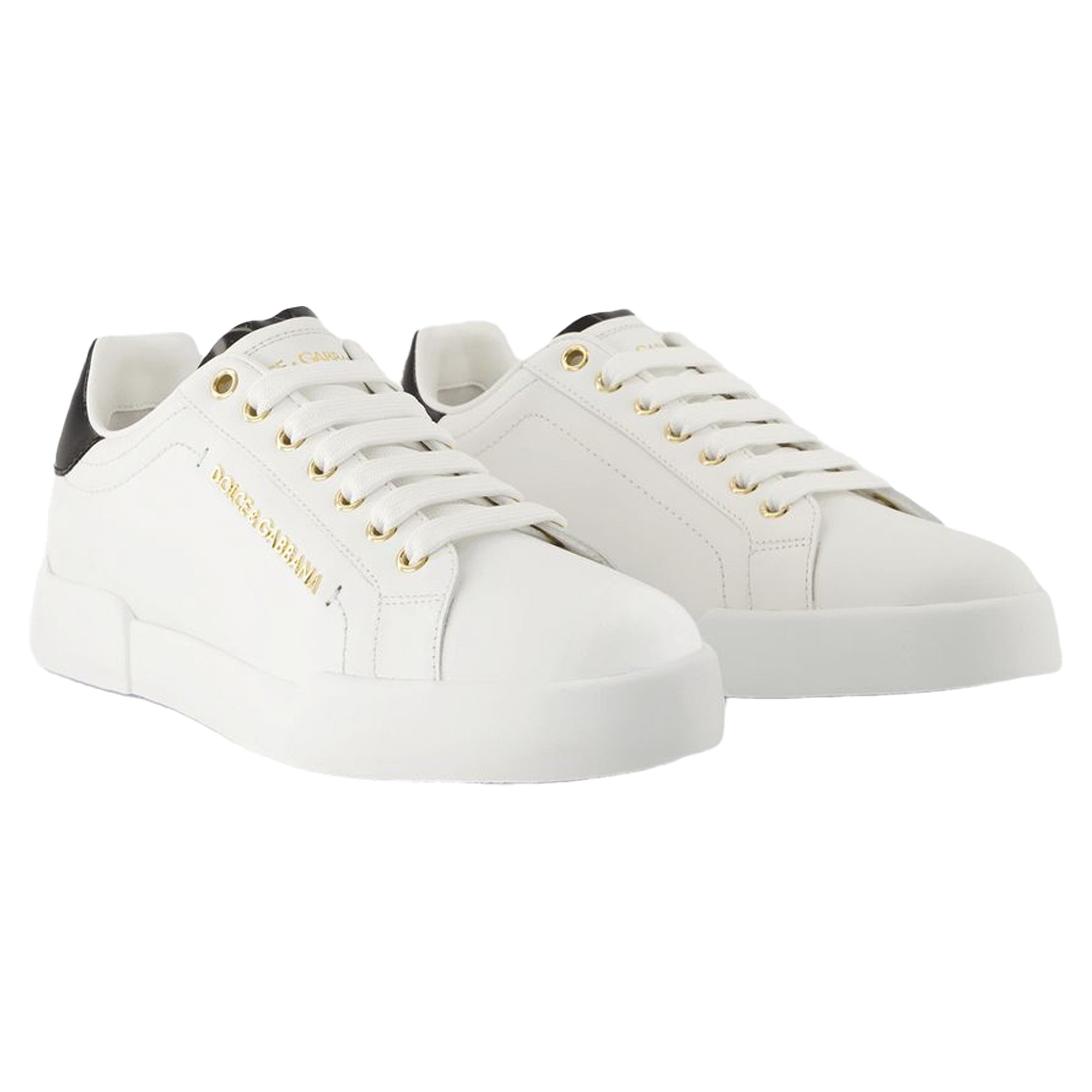 Women's Sneakers - Dolce&Gabbana - Cotton - White
