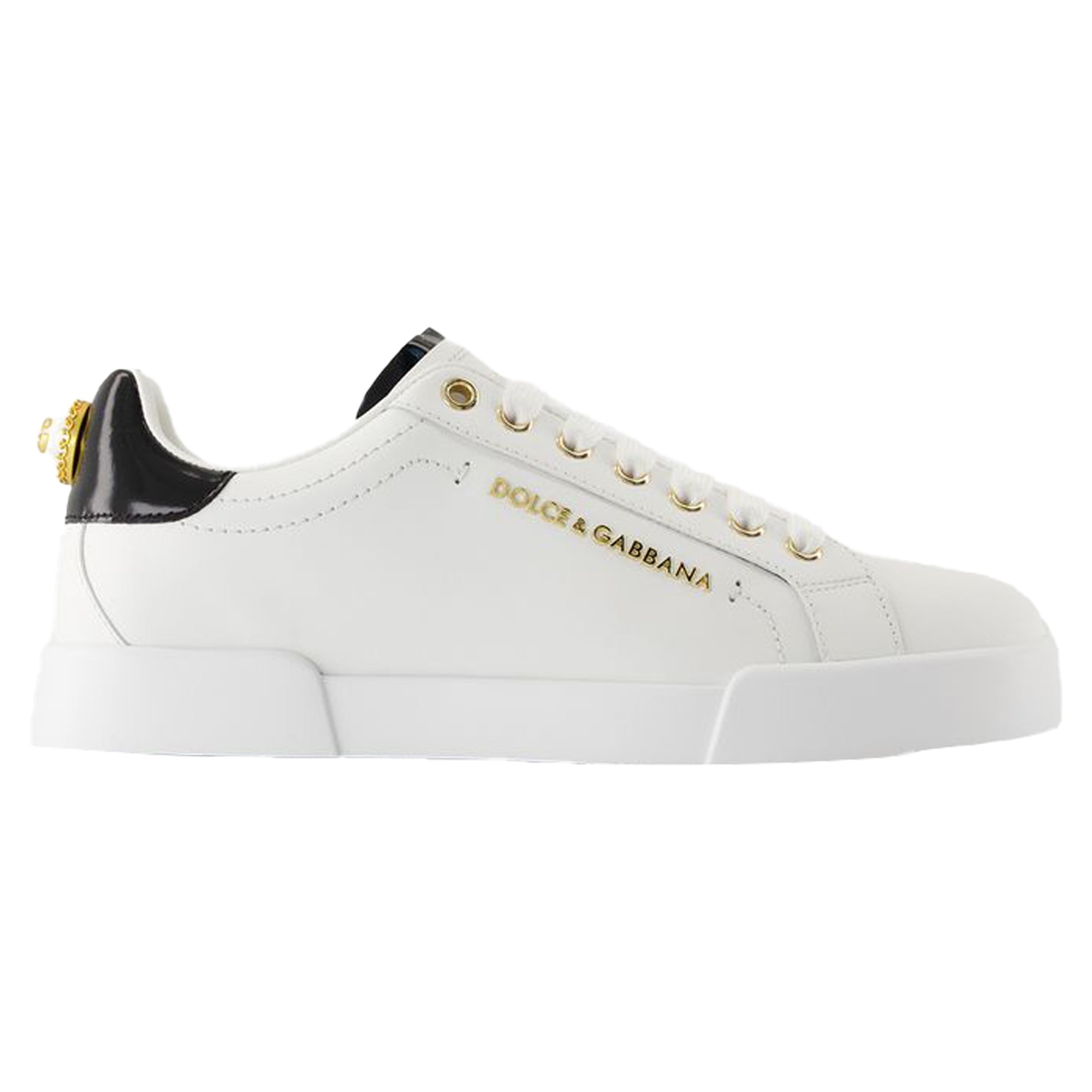 Women's Sneakers - Dolce&Gabbana - Cotton - White