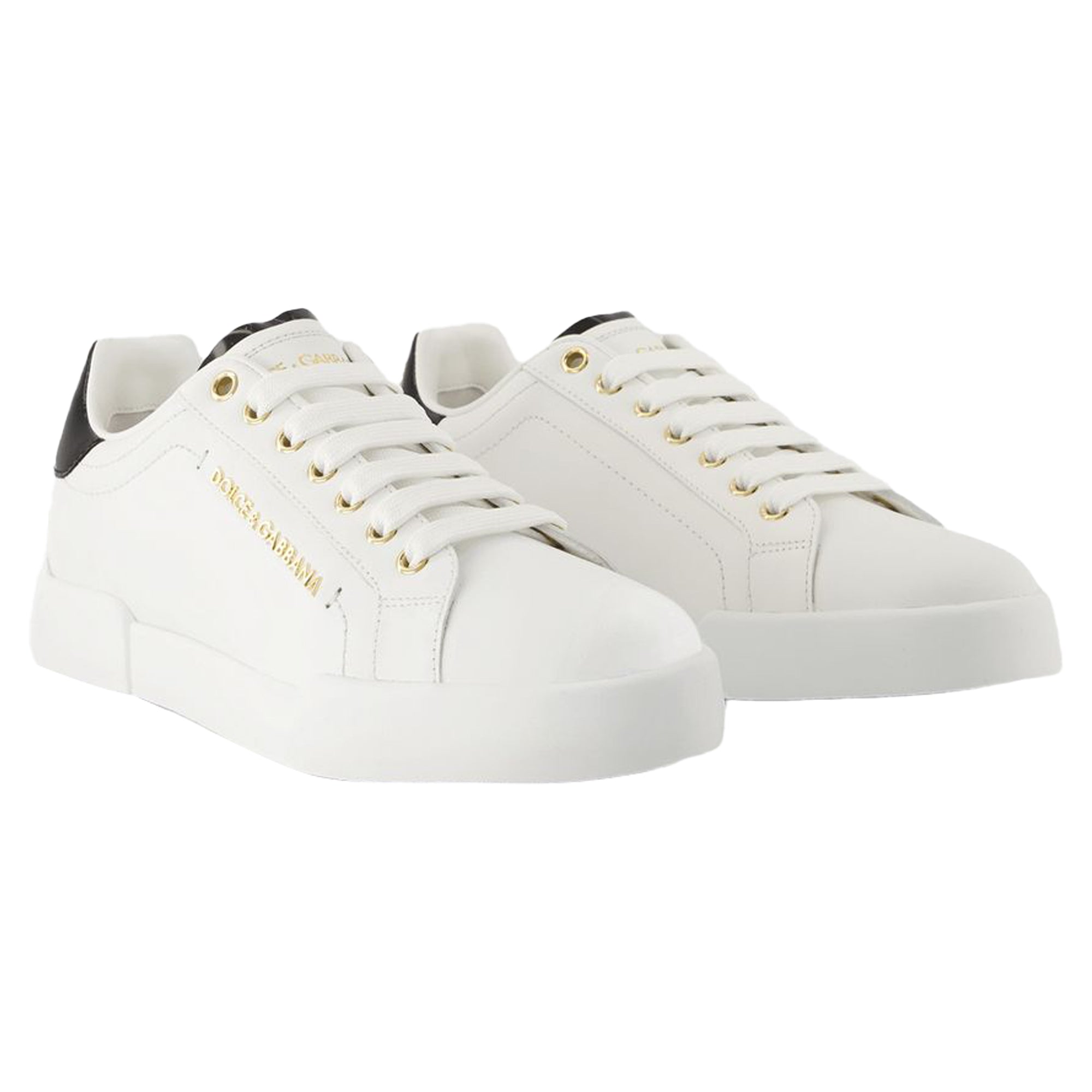 Women's Sneakers - Dolce&Gabbana - Cotton - White