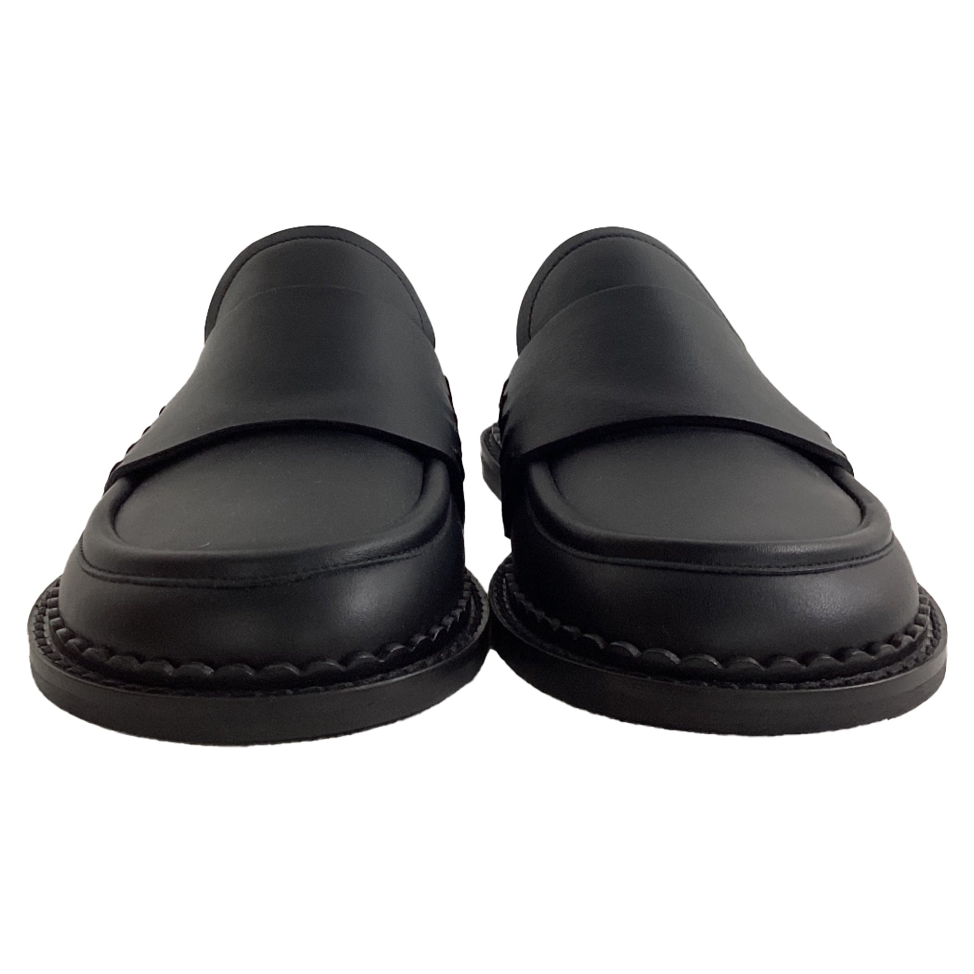 Women's  Marni Loafer Mules in Black Leather
