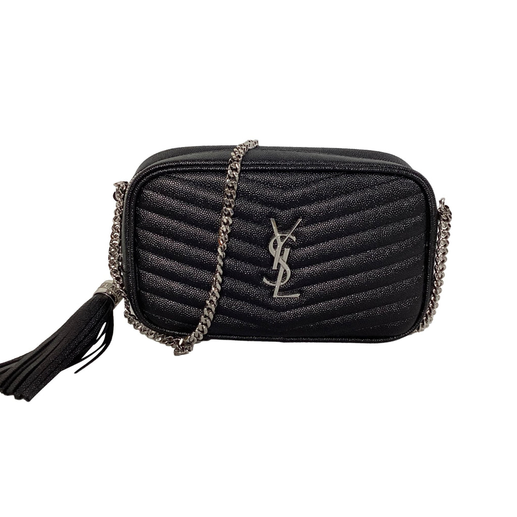 Lou Camera Bag Matelasse Chevron Leather Mini
