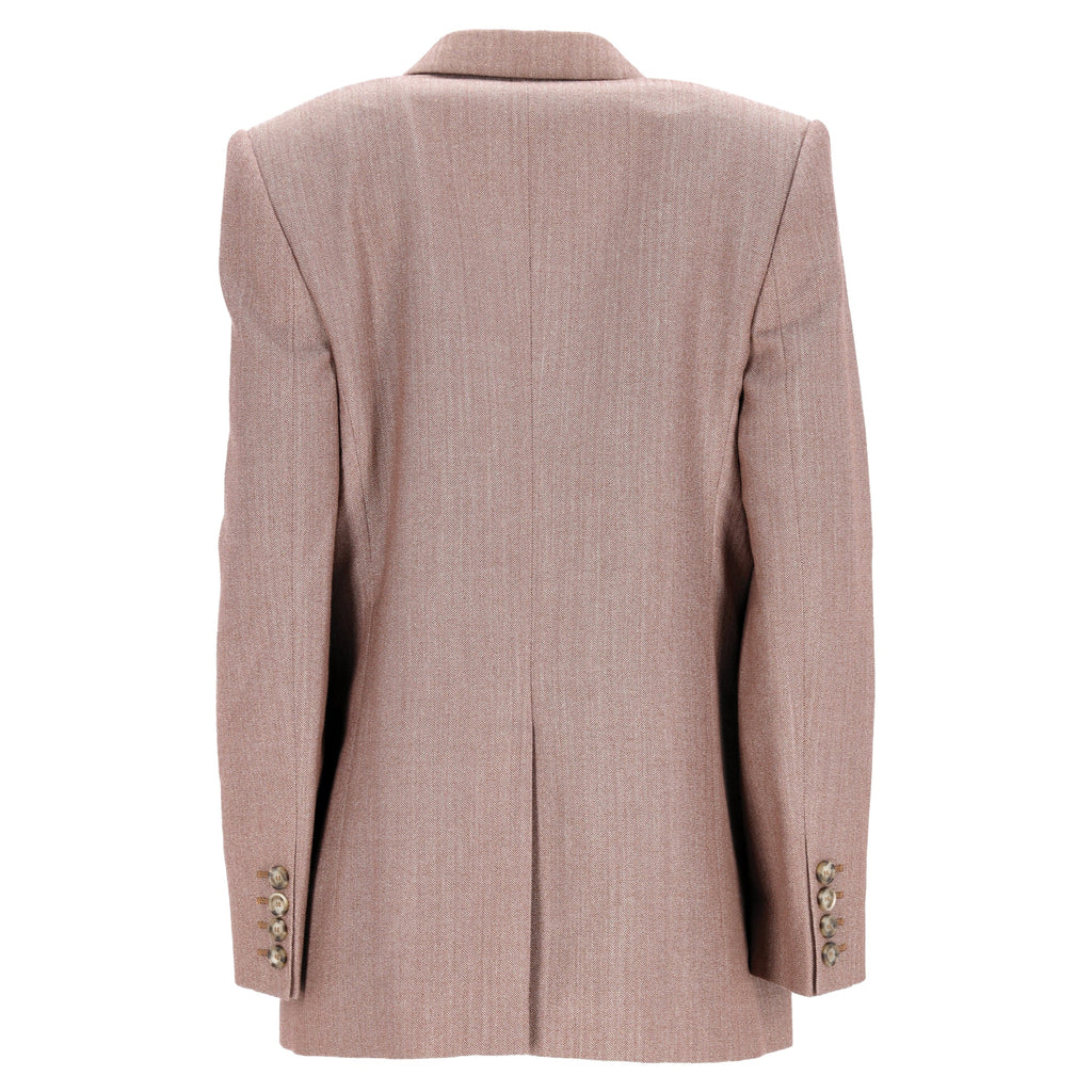 Stella McCartney Oversized Blazer in Brown Wool