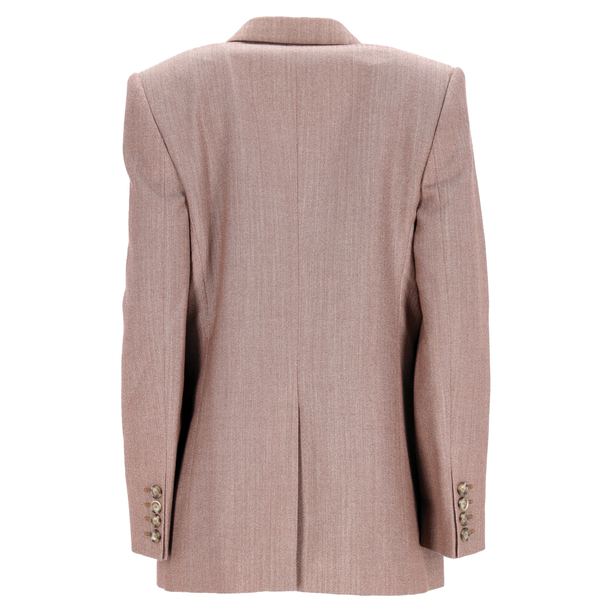 Stella McCartney Oversized Blazer in Brown Wool