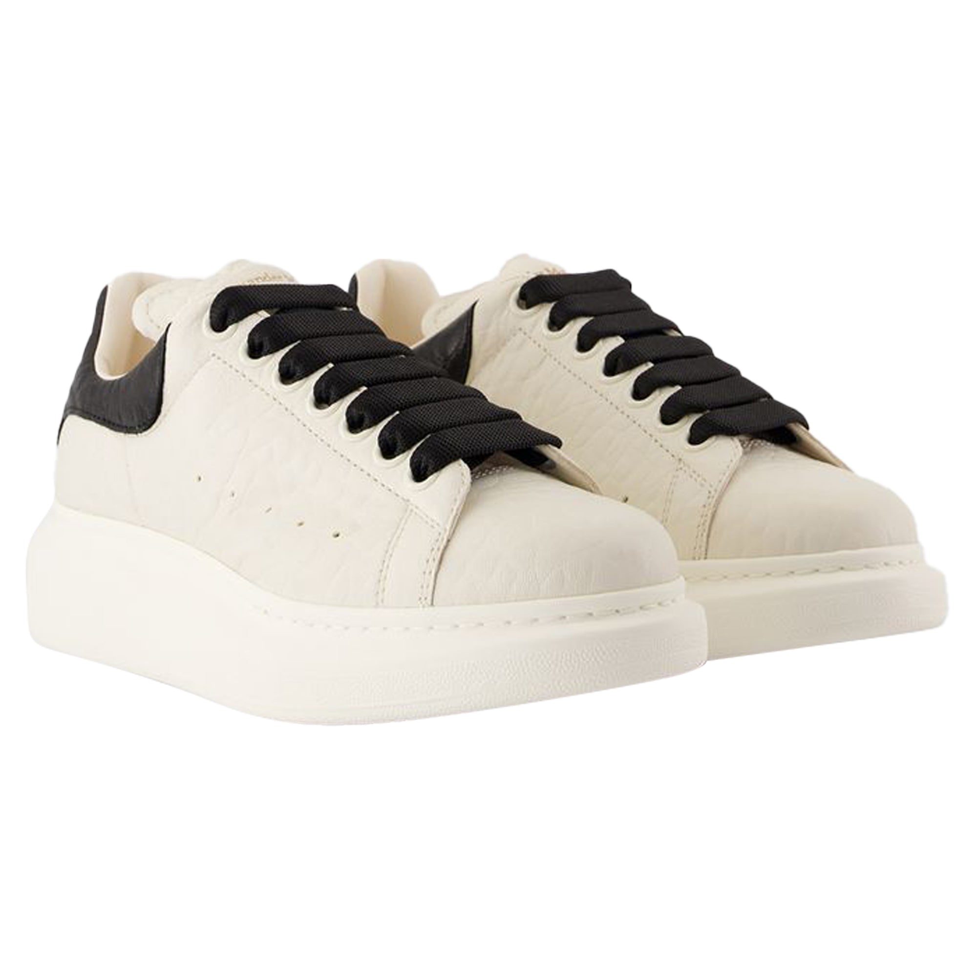 Women's Sneakers Oversized - Alexander McQueen - Leather - White