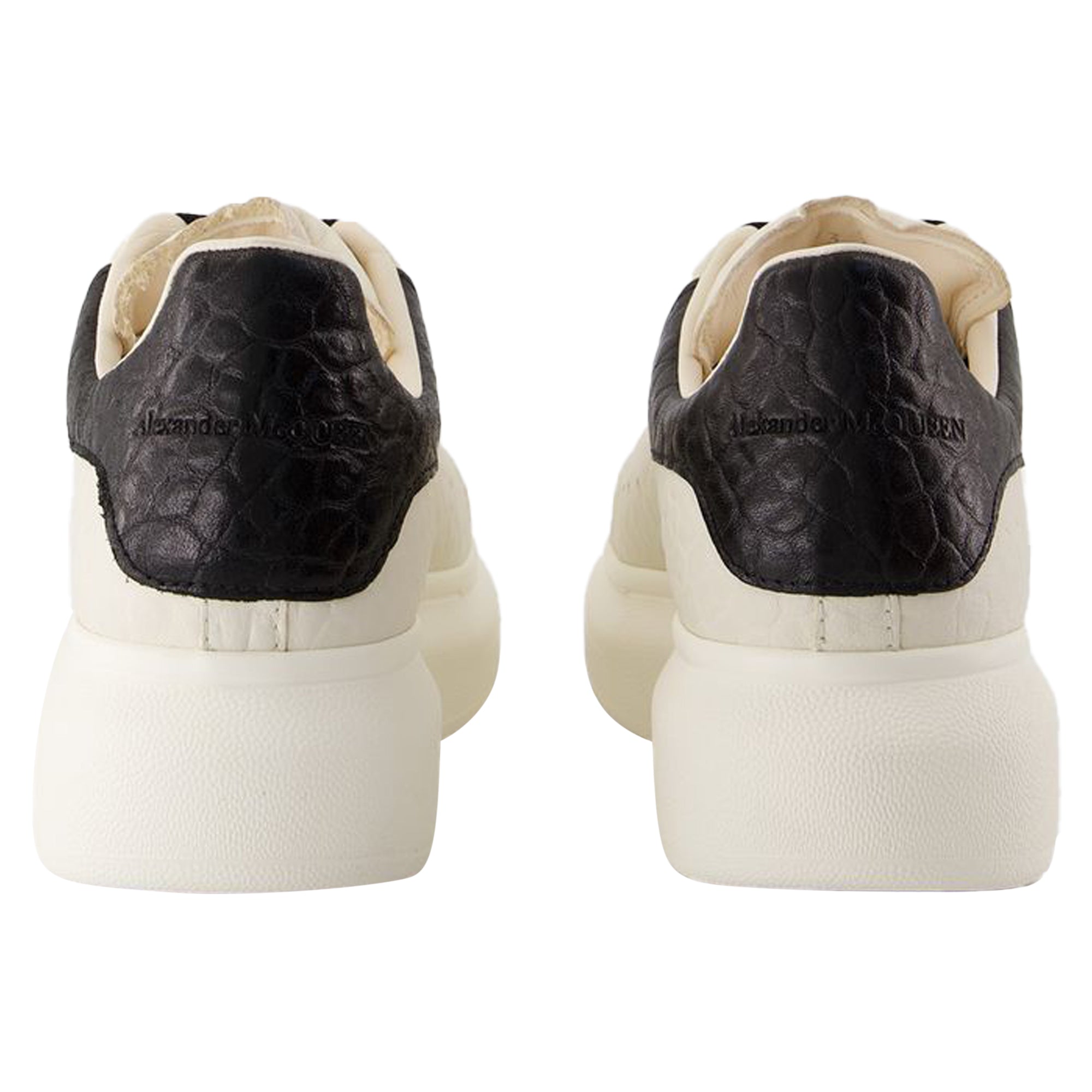 Women's Sneakers Oversized - Alexander McQueen - Leather - White
