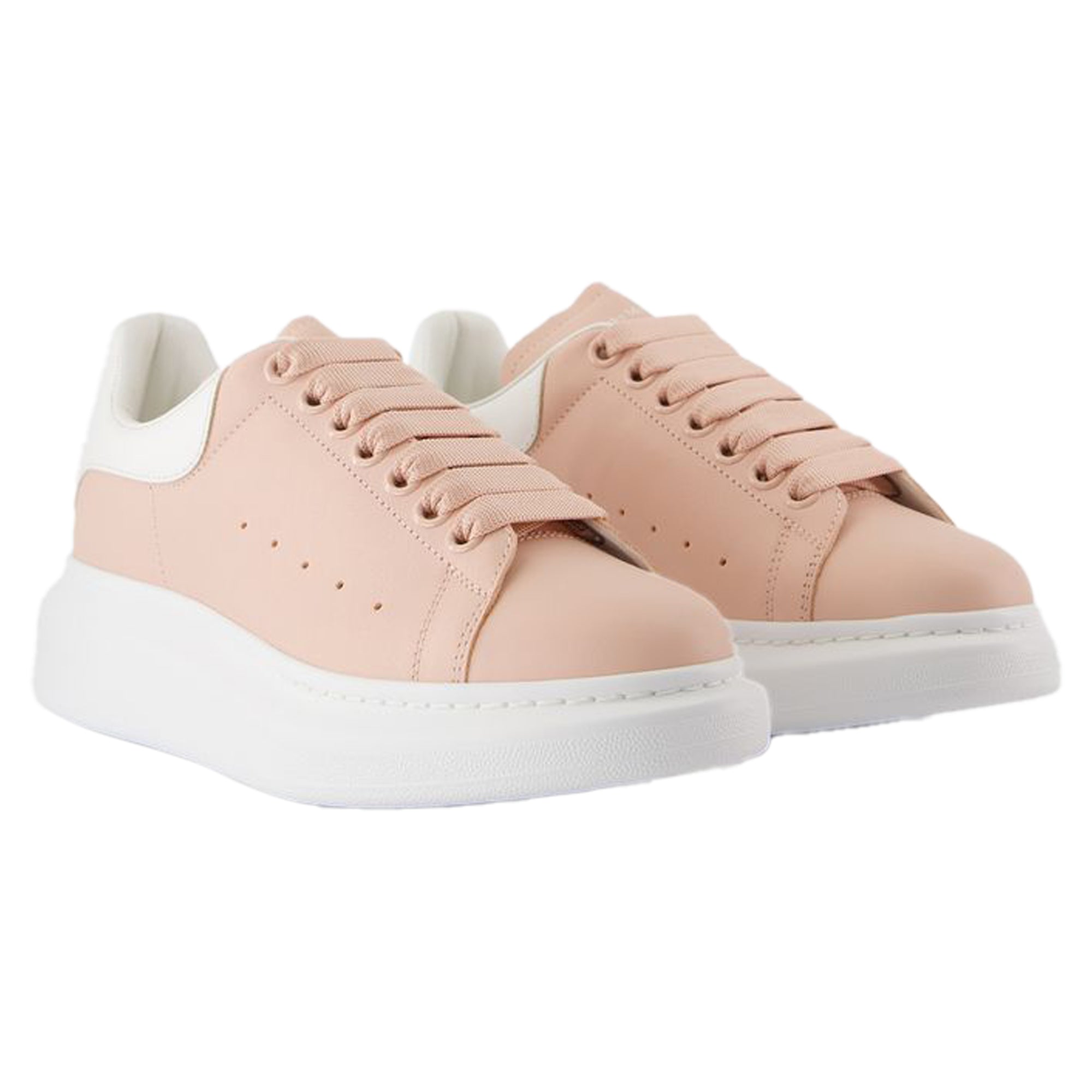 Women's Sneakers Oversized - Alexander McQueen - Leather - Pink