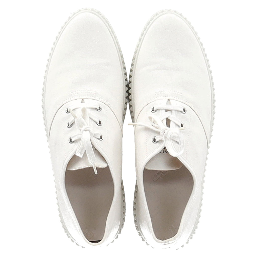 Maison Margiela MM22 Lace-Up Sneakers in White Canvas