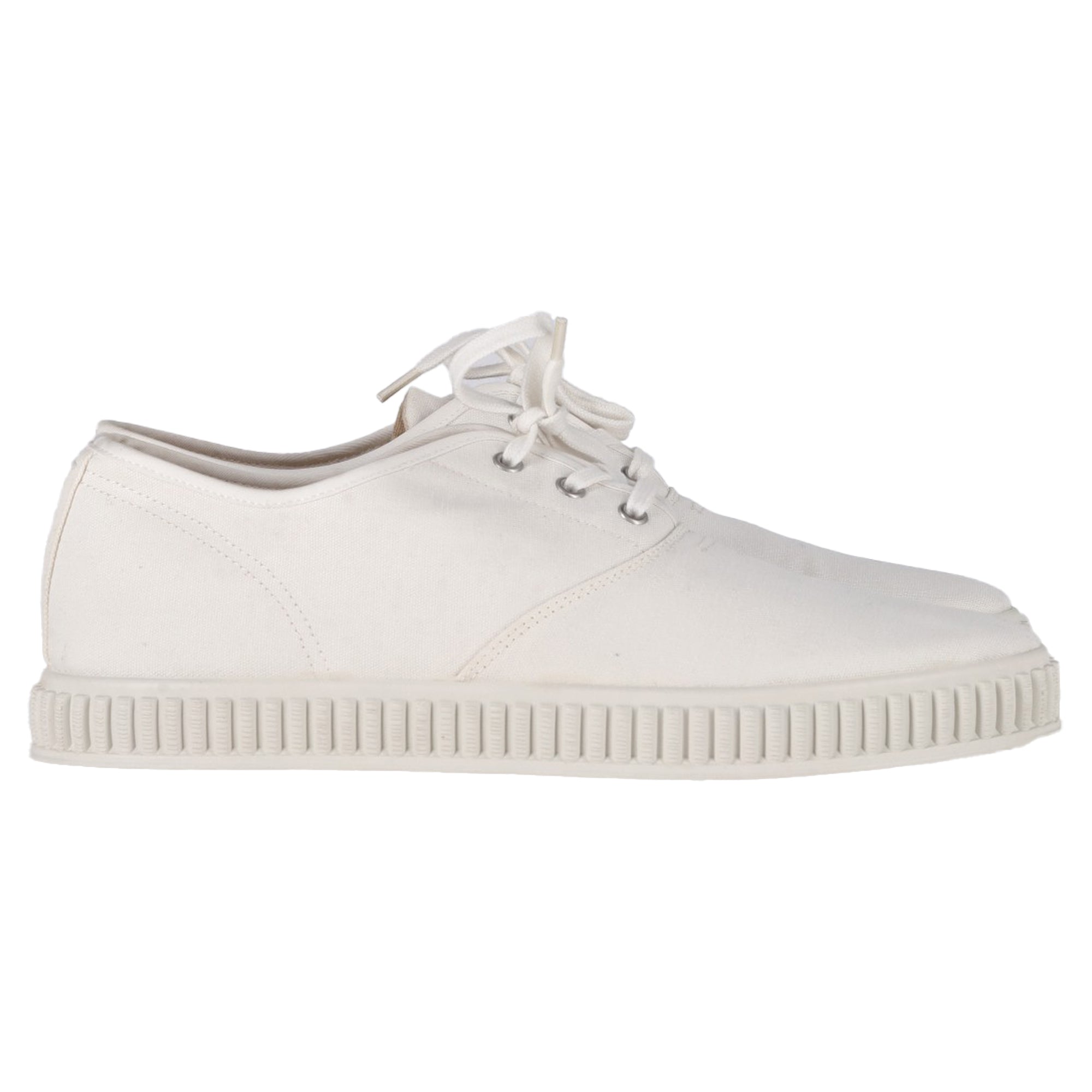 Maison Margiela MM22 Lace-Up Sneakers in White Canvas