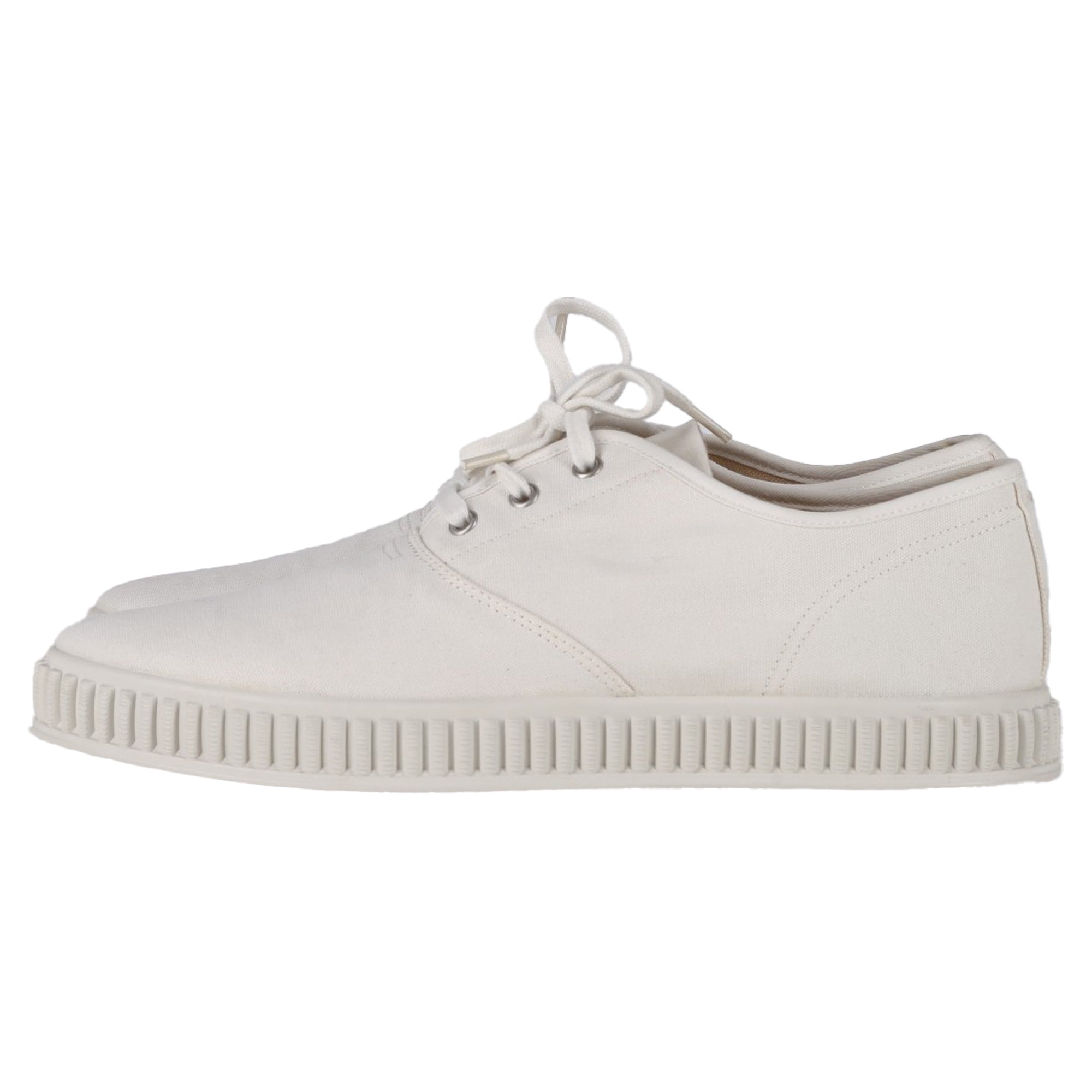 Maison Margiela MM22 Lace-Up Sneakers in White Canvas