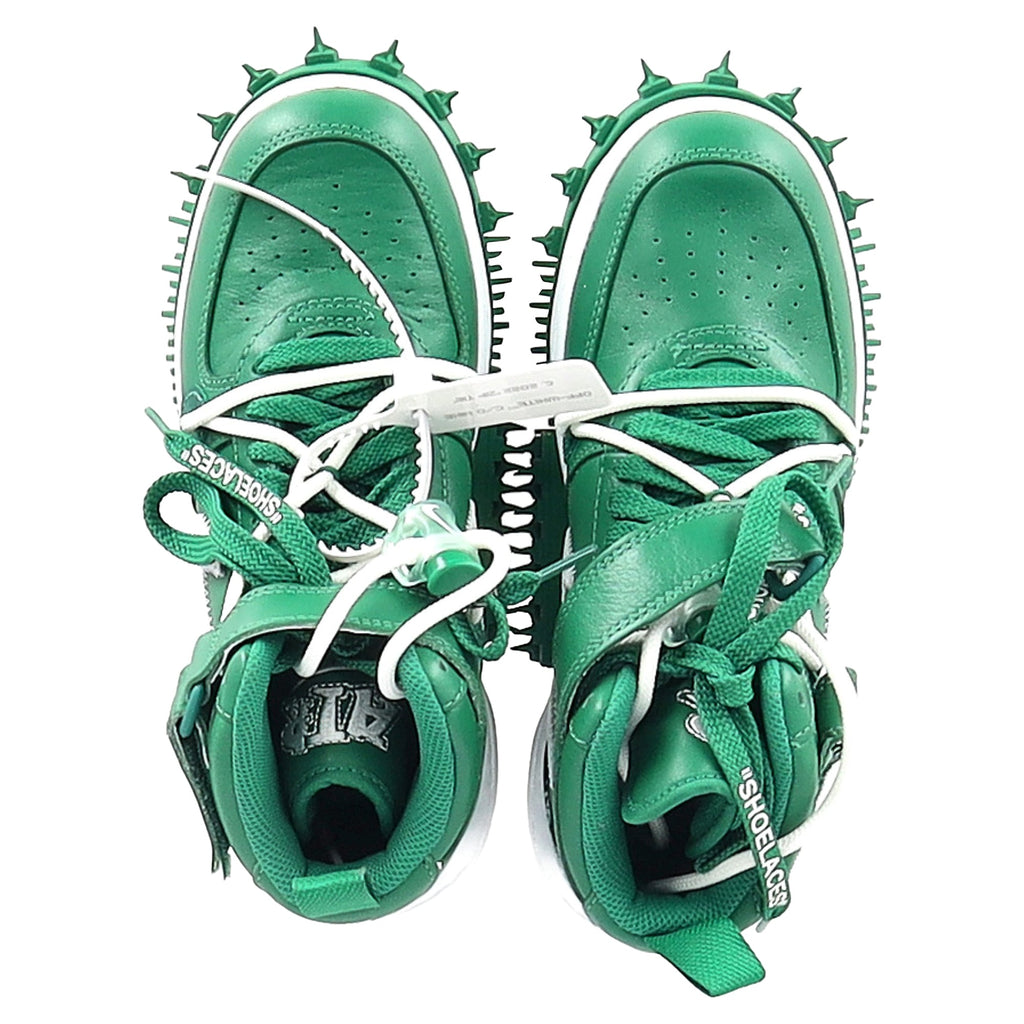 Nike Air Force 1 Mid x Off-White ™ Sneakeres in Green Leather