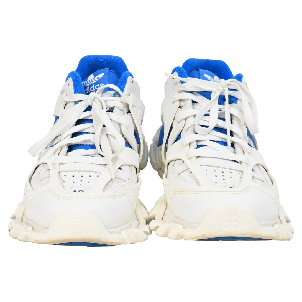 Men's Balenciaga X Adidas Forum Trainers In Blue Polyurethane