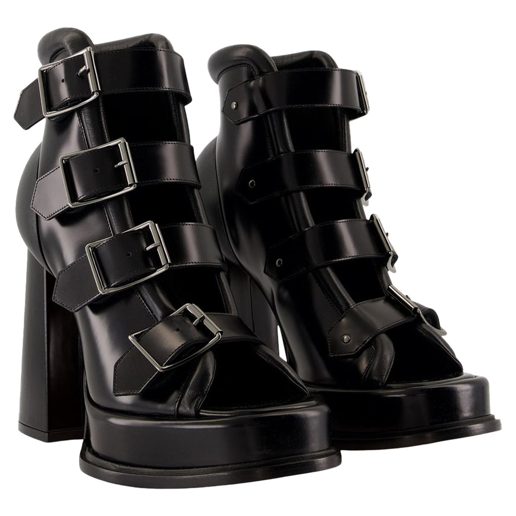 Women's Pumps - Alexander McQueen - Leather - Black