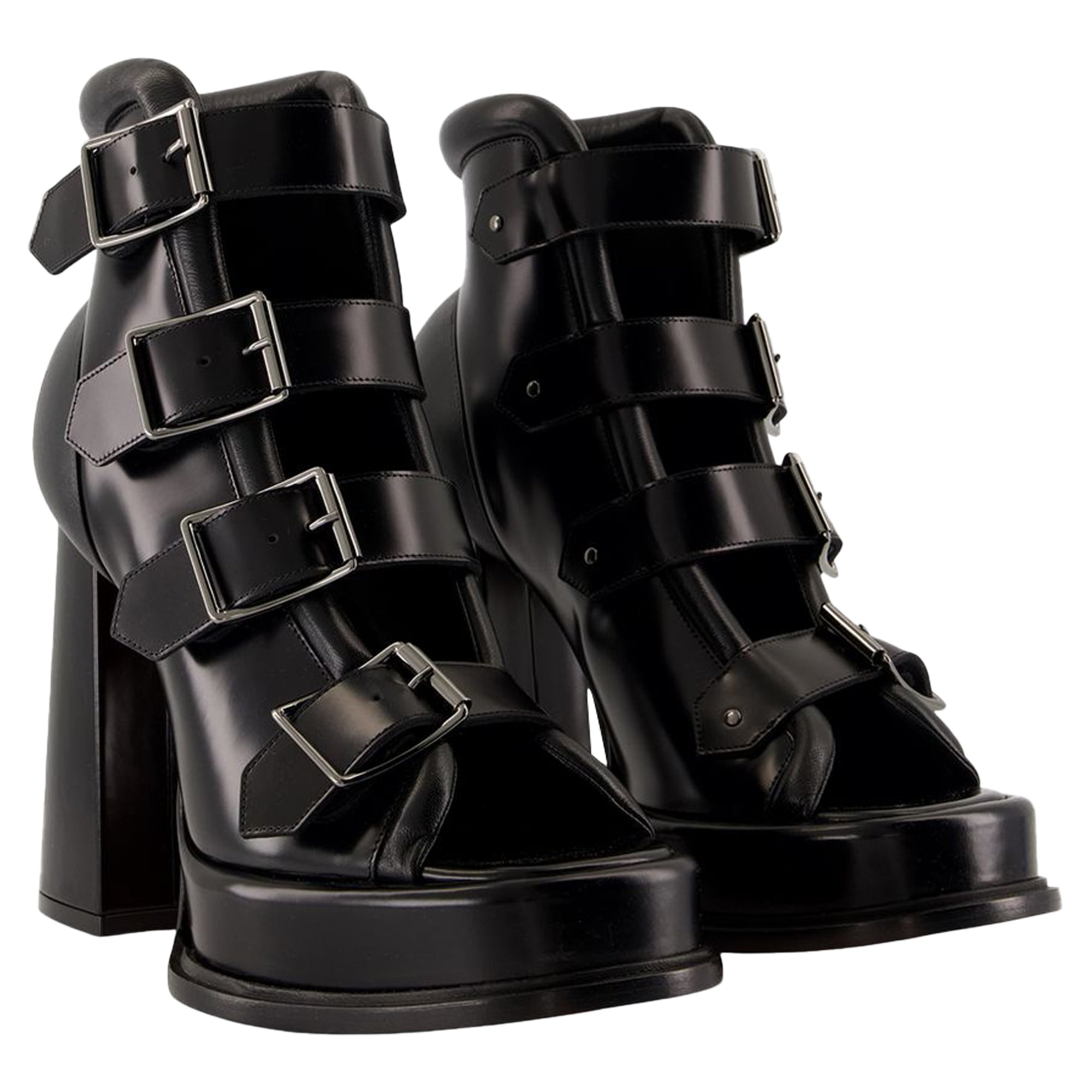 Women's Pumps - Alexander McQueen - Leather - Black