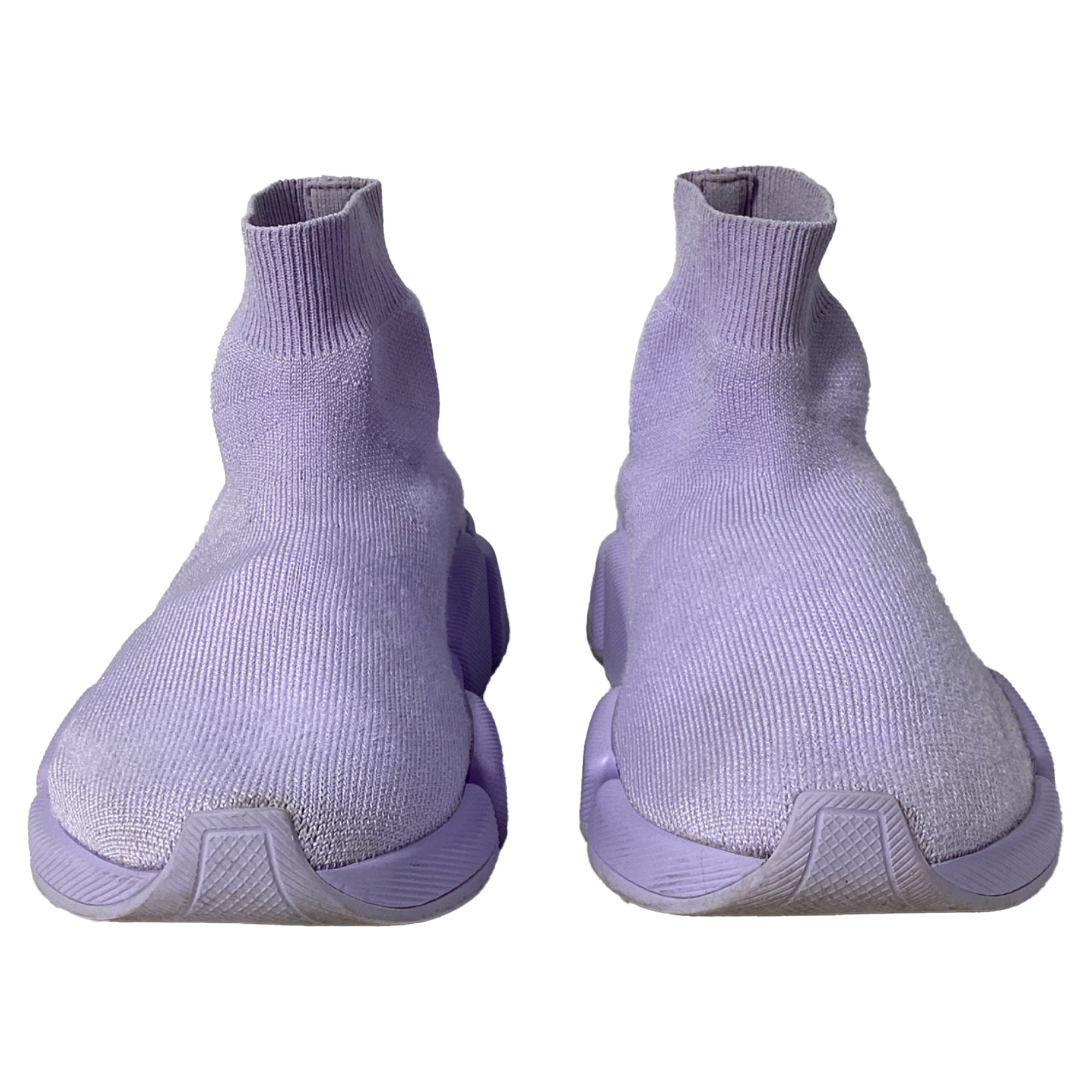 Women's Balenciaga Speed 2.0 Trainer Shoes in Purple Polyester