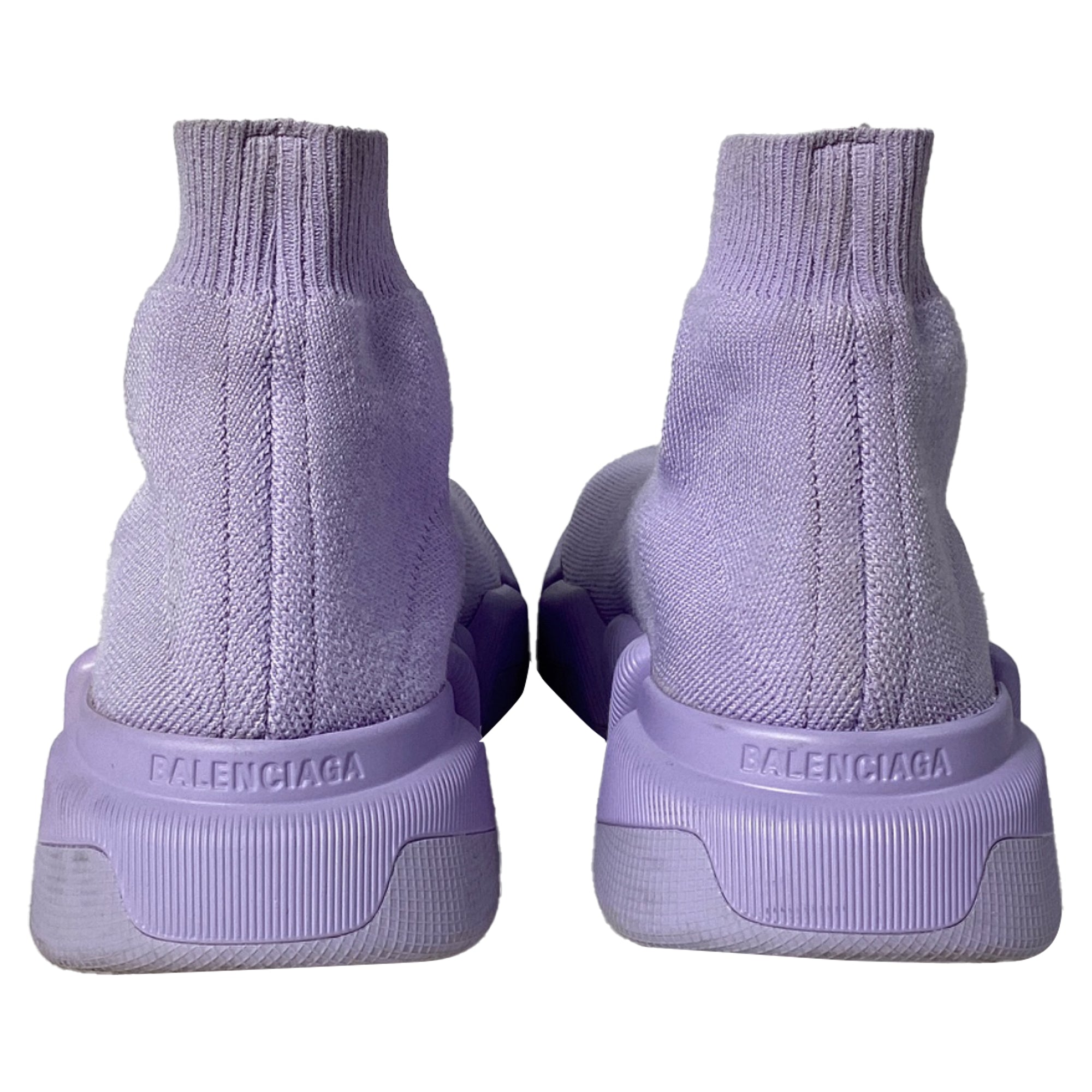 Women's Balenciaga Speed 2.0 Trainer Shoes in Purple Polyester