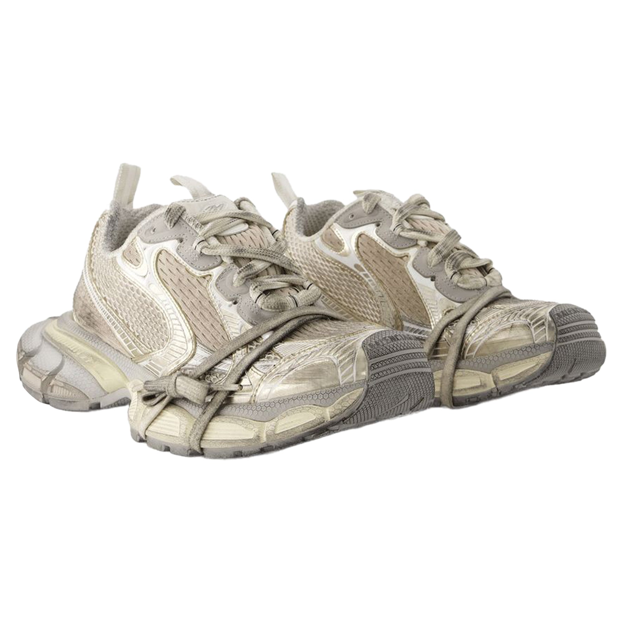 3XL Sneakers - Balenciaga - Mesh - Eggshell
