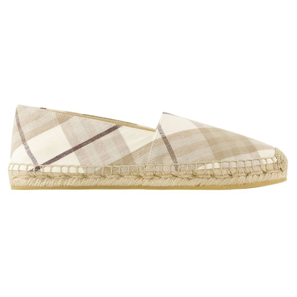 Lf Mews Espadrilles - Burberry - Linen - Beige
