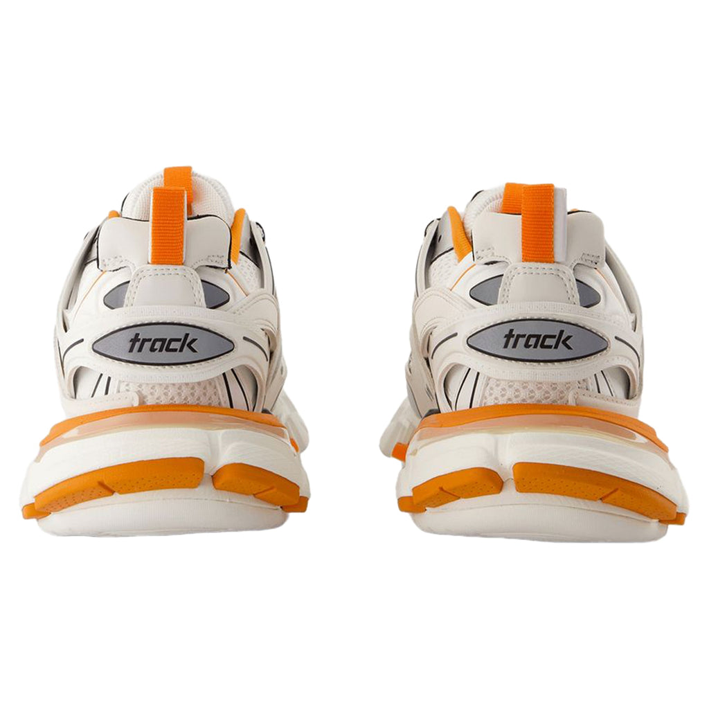 Women's Track Sneakers - Balenciaga - Synthetic - White/Orange