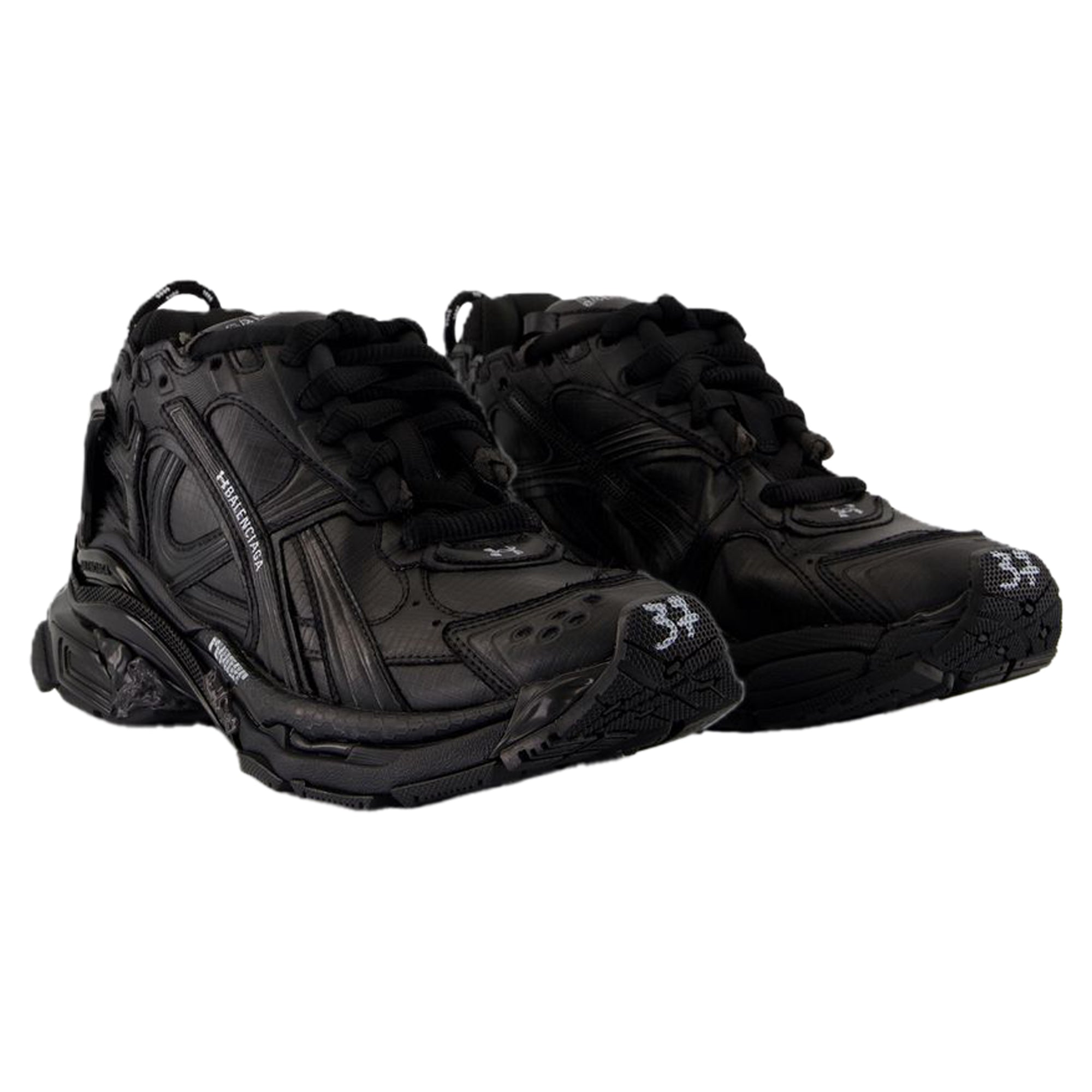 Women's Runner Ripstop Sneakers - Balenciaga - Synthetic - Black