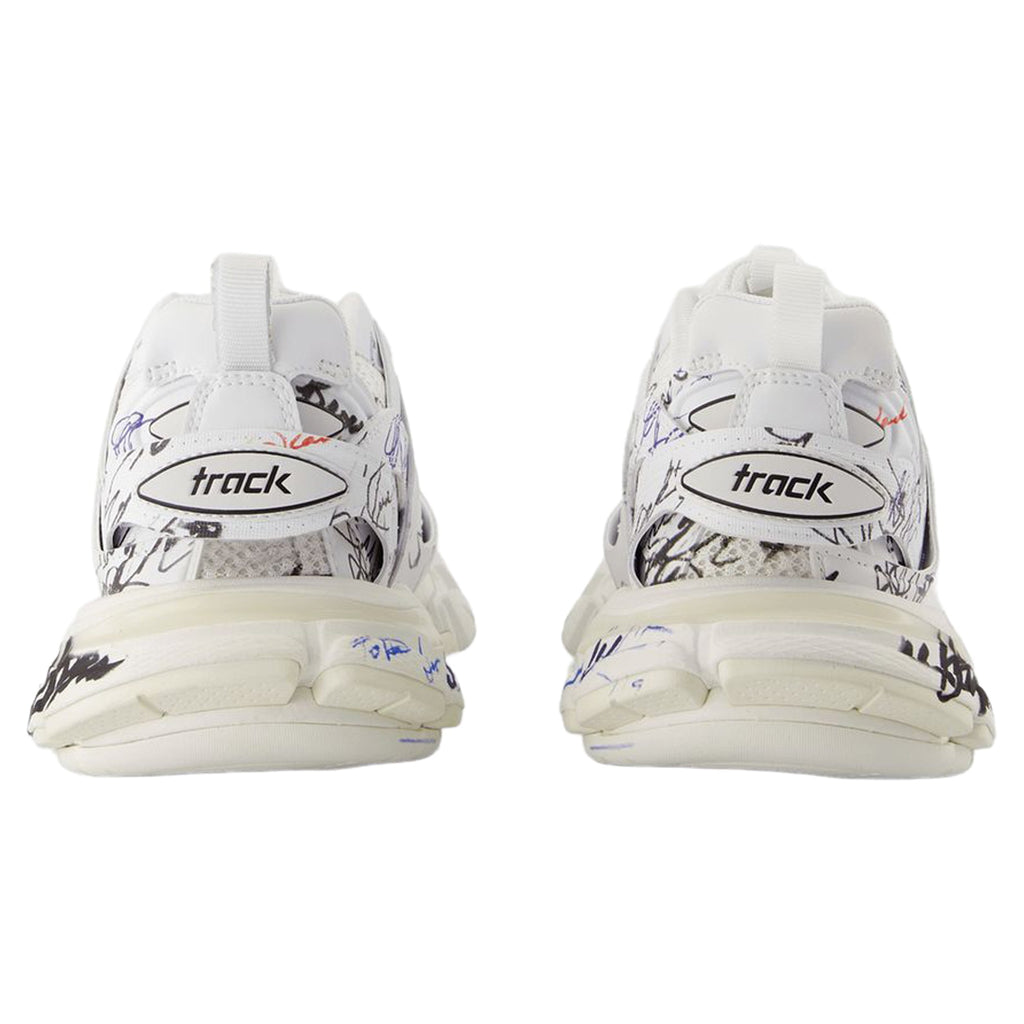 Women's Track Sneakers - Balenciaga - Nylon - White