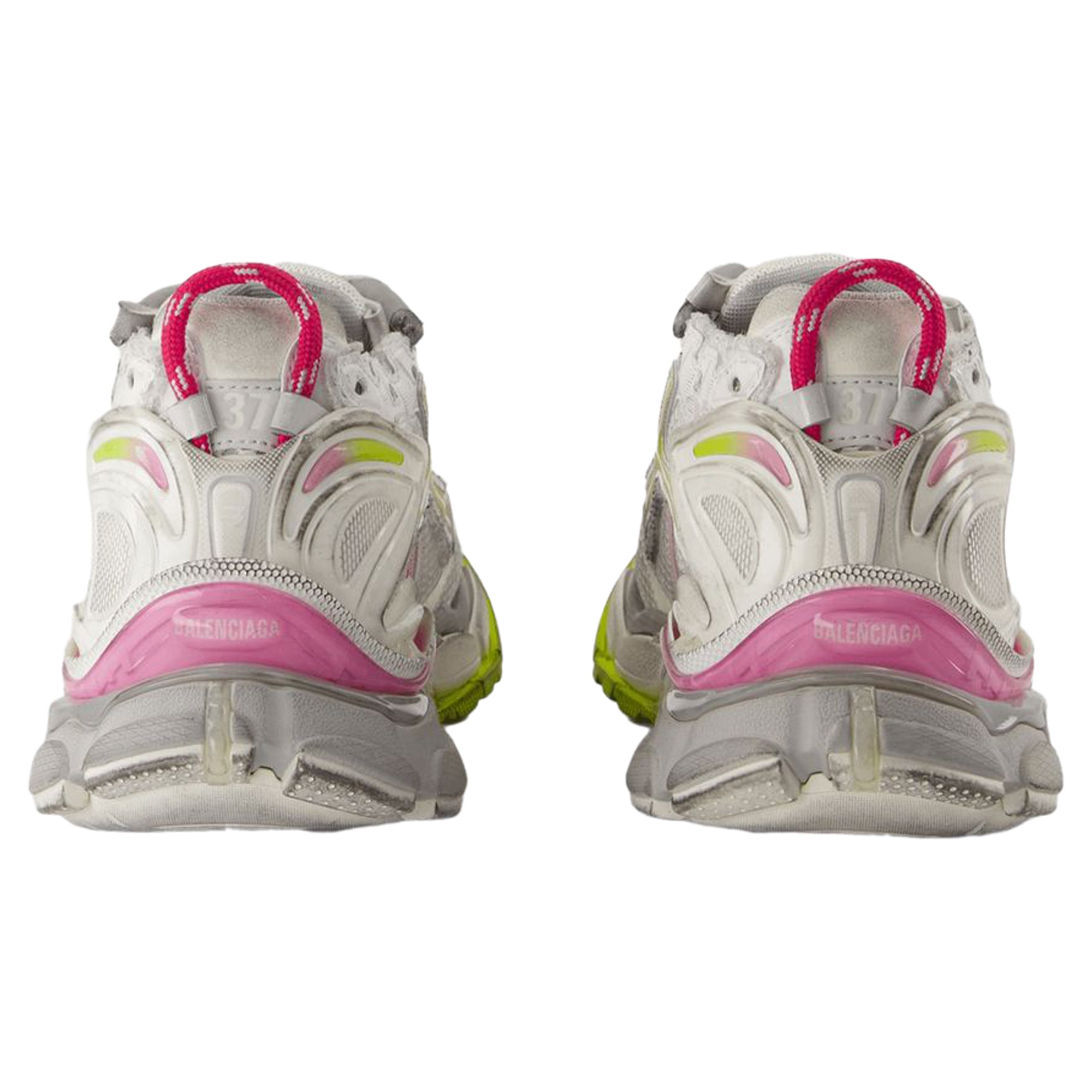 Women's Runner Gradient Sneakers - Balenciaga - Synthetic - White