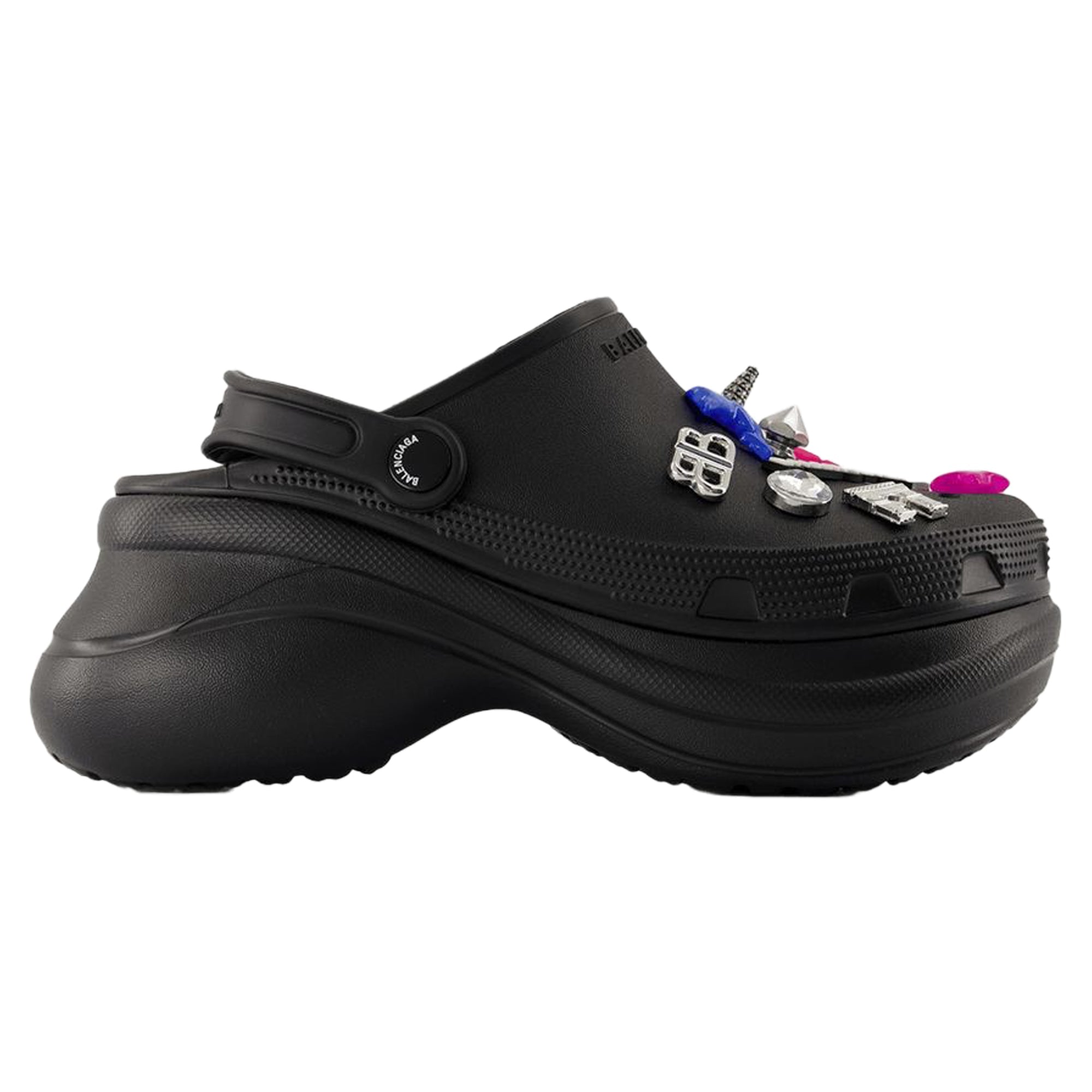 Women's Crocs Mules - Balenciaga - Synthetic - Black
